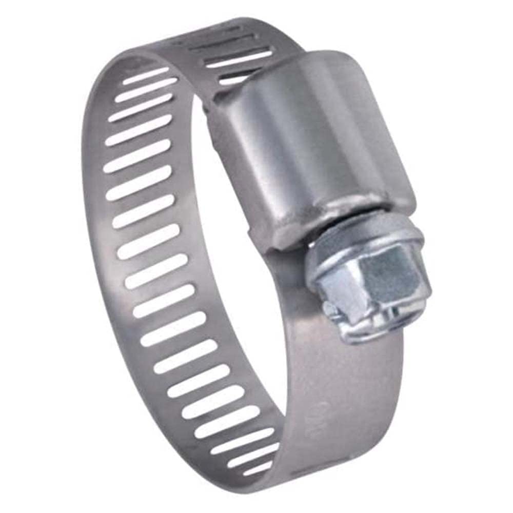 Seachoice 50-23364 Plated Screw Hose Clamps, 1/2" Band, Size #10, 10/Bx