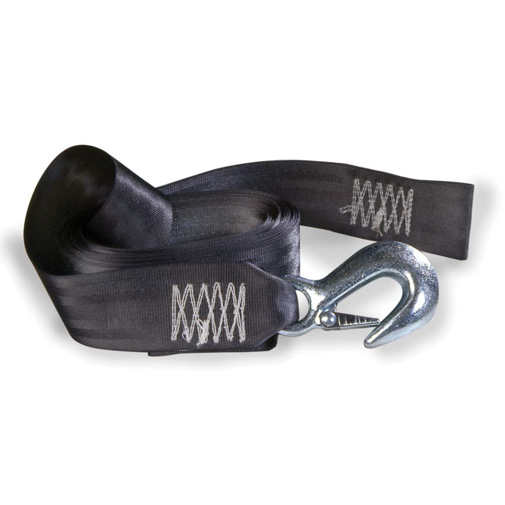 Tie Down Engineering 50465 Winch Strap With Heavy Duty Forged Latch Hook