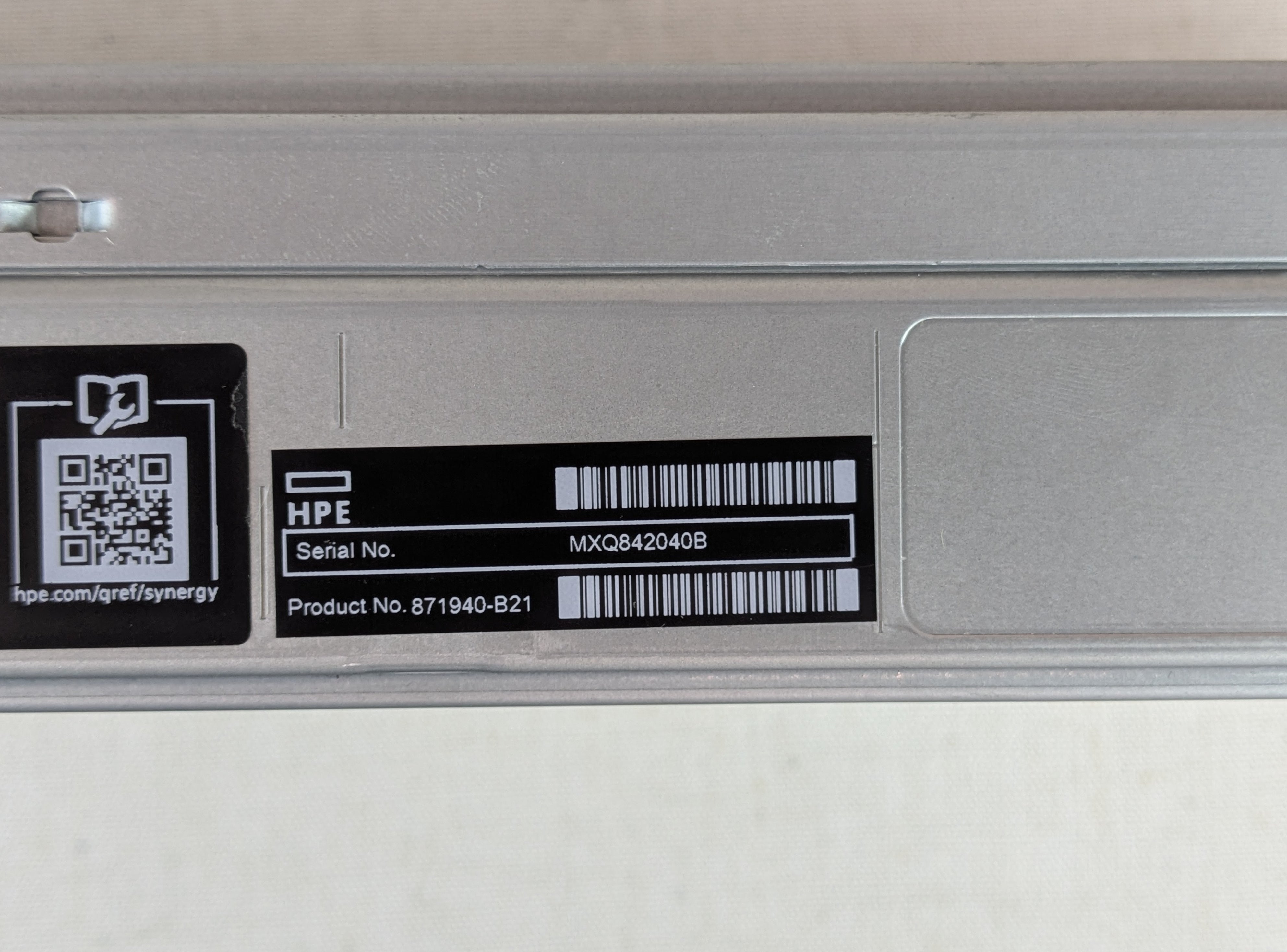 HP 871940-B21 Synergy 480 Gen10 CTO Blade Chassis Standard Backplane