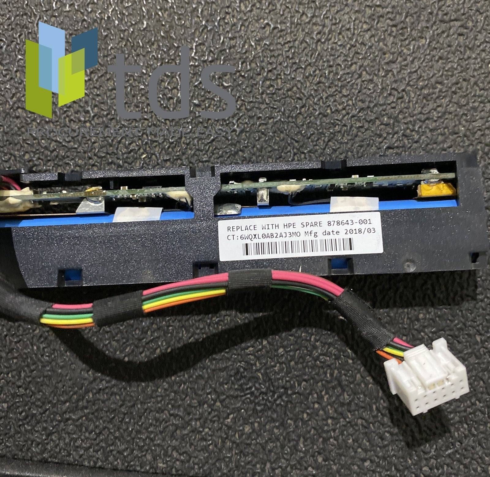 HP 878643-001 96W Smart Storage Battery - Label View | Alo Tech Solutions