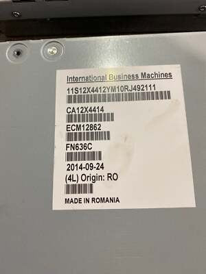 IBM 12X4414 - 2-Port SAS I/O Controller Label Detail | Alo Tech Solutions