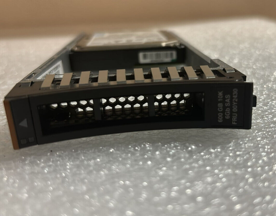 IBM 00Y2430 600GB 10K SAS HDD - Label View | Alo Tech Solutions