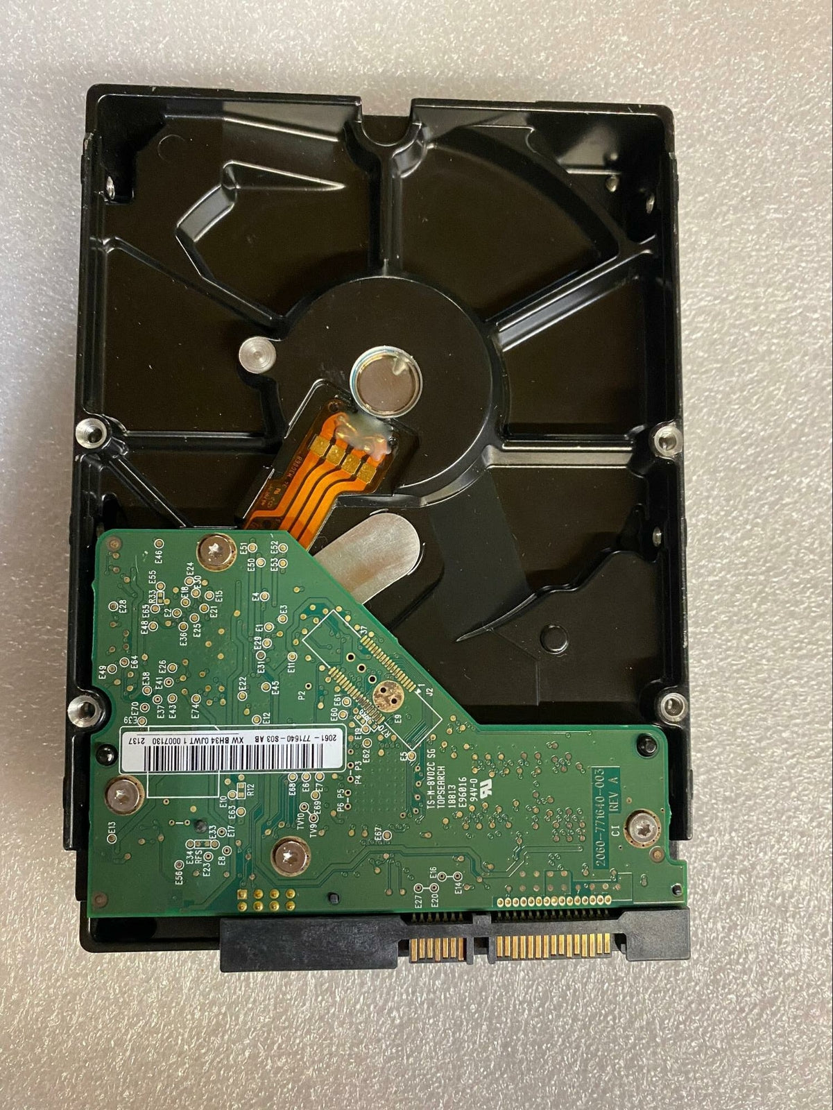 Western Digital 03T7041 - 500GB 7.2K SATA HDD Label Detail | Alo Tech Solutions