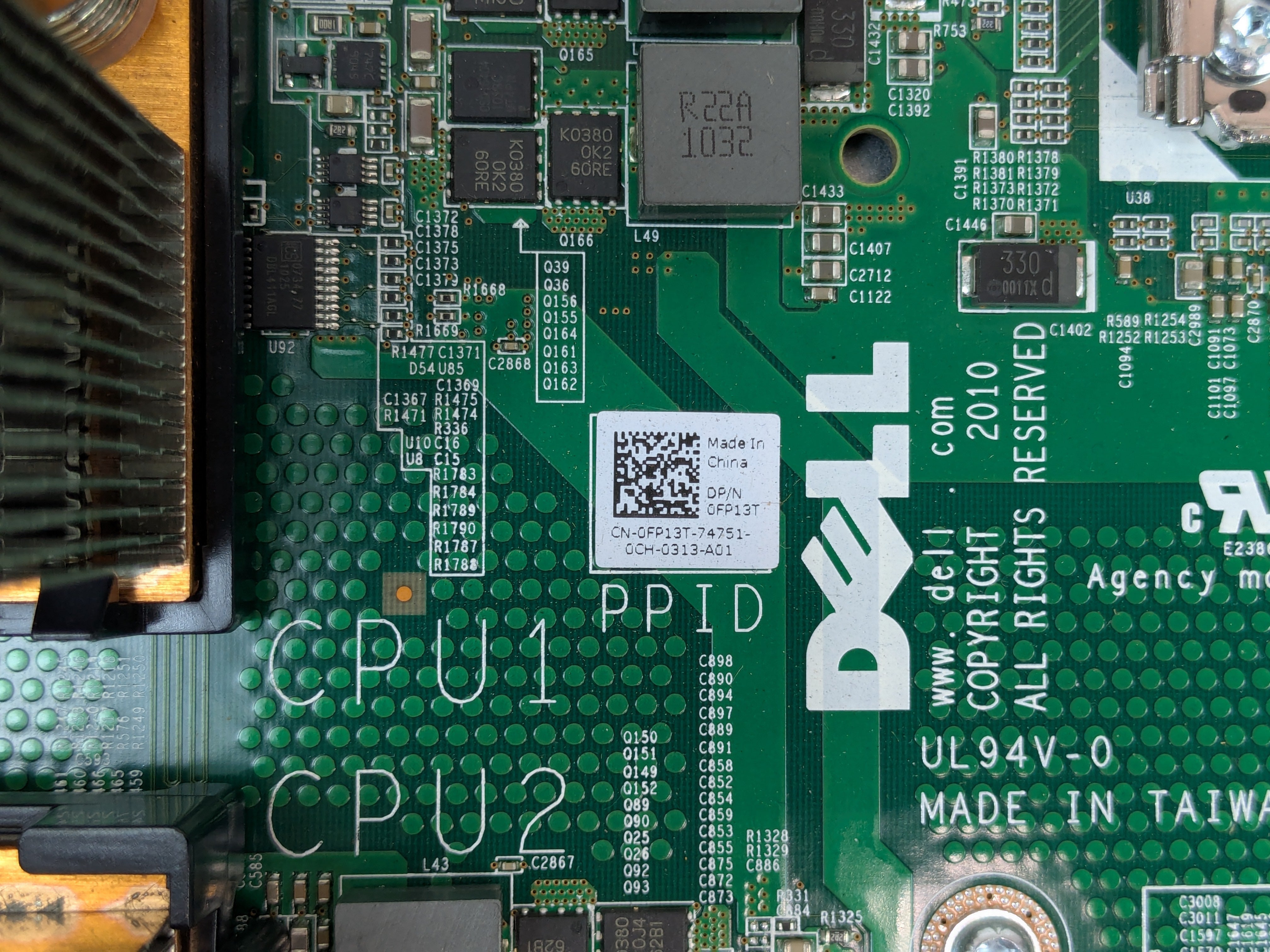 Dell FP13T Main System Motherboard Assembly for PowerEdge R815