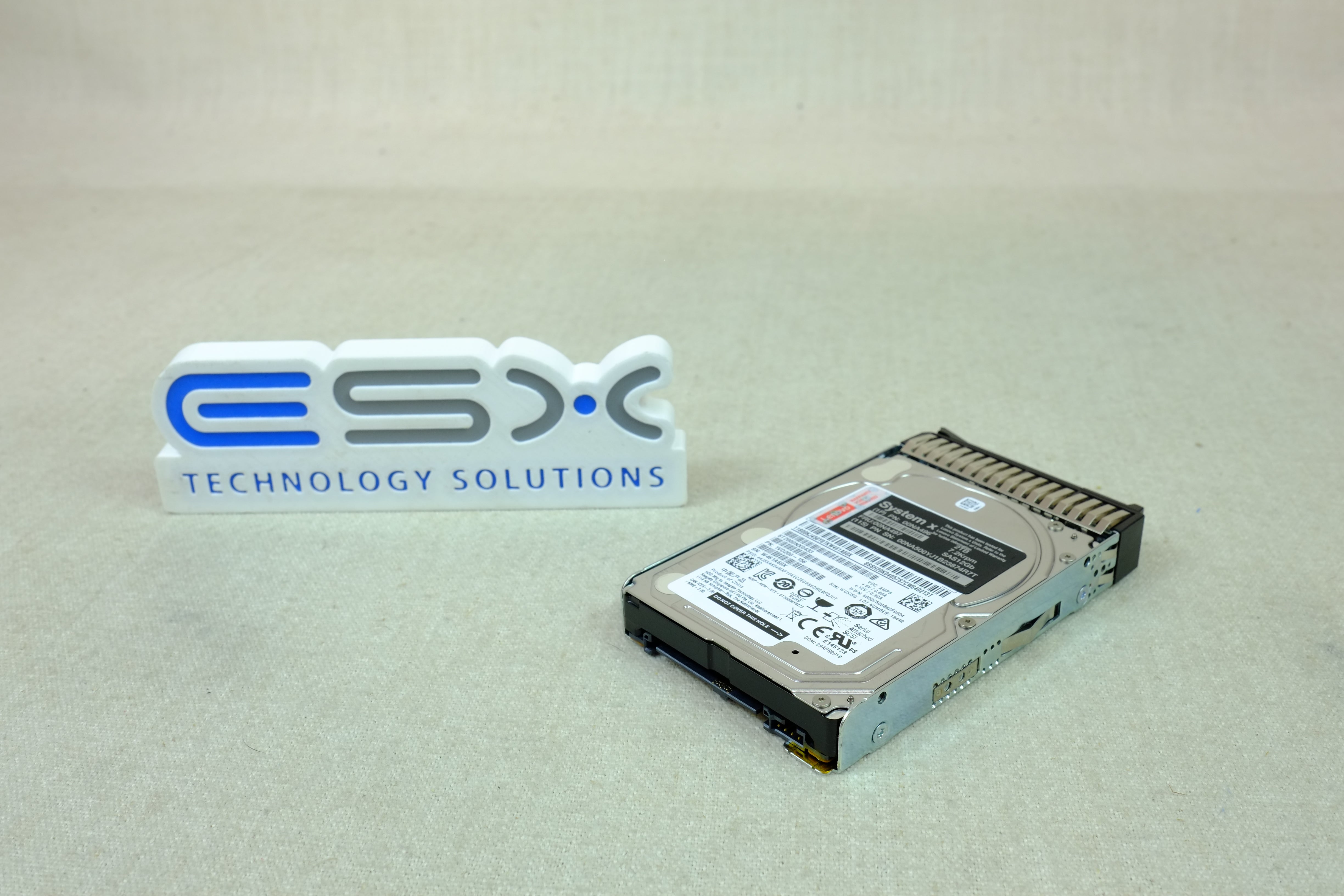 Lenovo 00NA497 2TB 7.2k 12Gb/s 2.5” SAS SFF Hard Drive X3550 X3650 M5