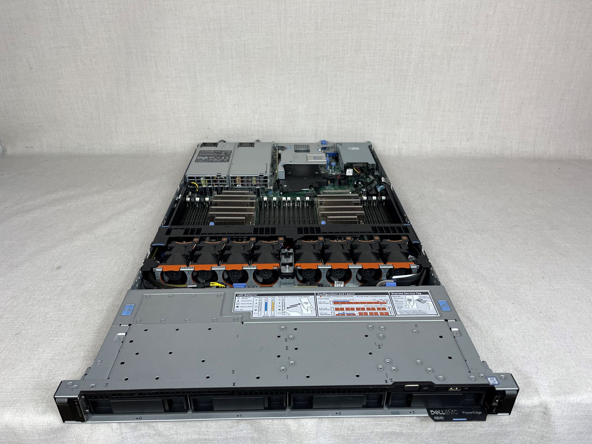 Dell PowerEdge R640 4x 3.5” 1U Server 2x 16 Core Gold 6142 @ 2.6GHz 128GB H330