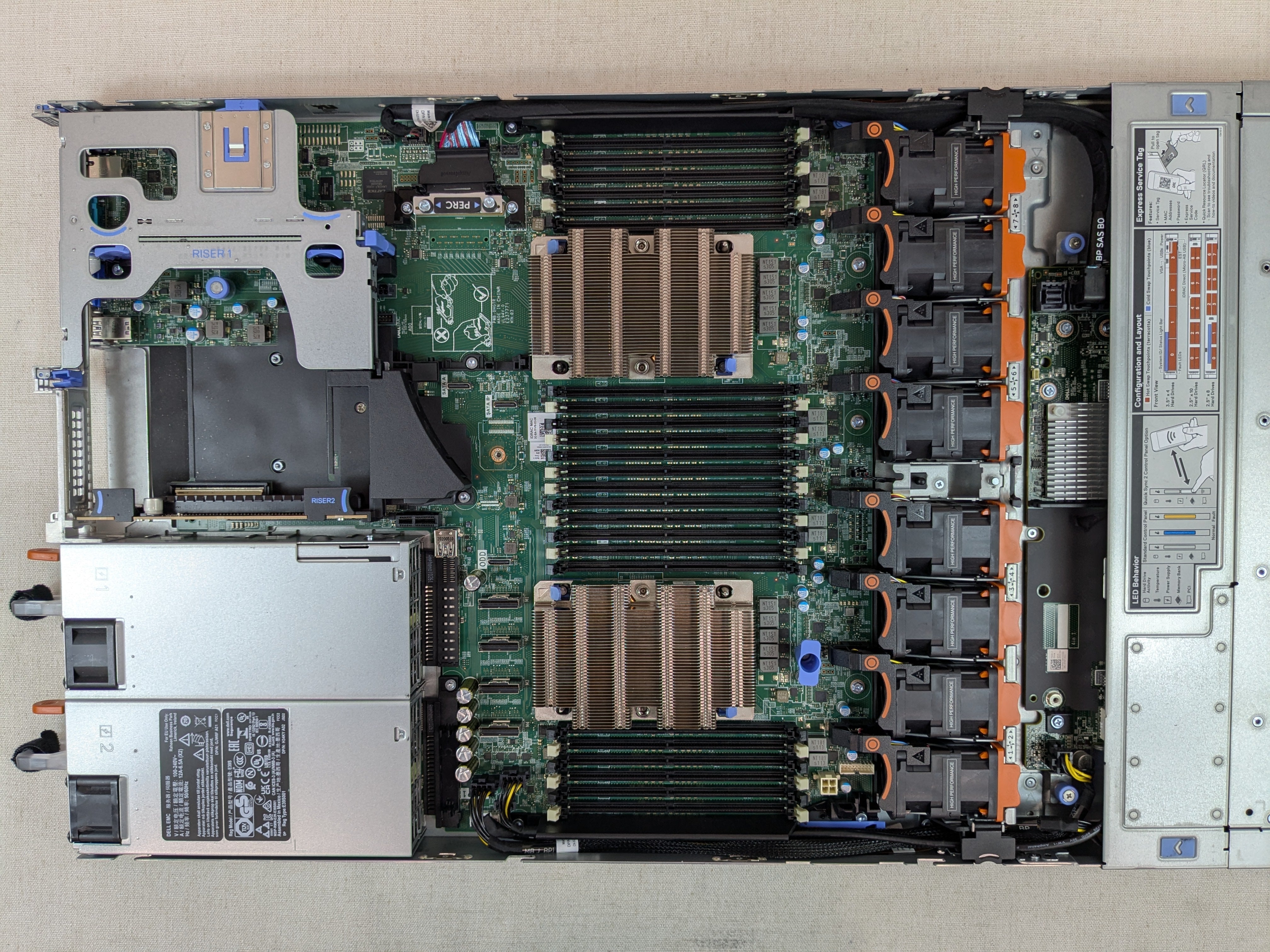 Dell PowerEdge XC640 10x 2.5” 1U CTO Server – 2x HS, 2x 1100W, iDRAC, NVMe BP