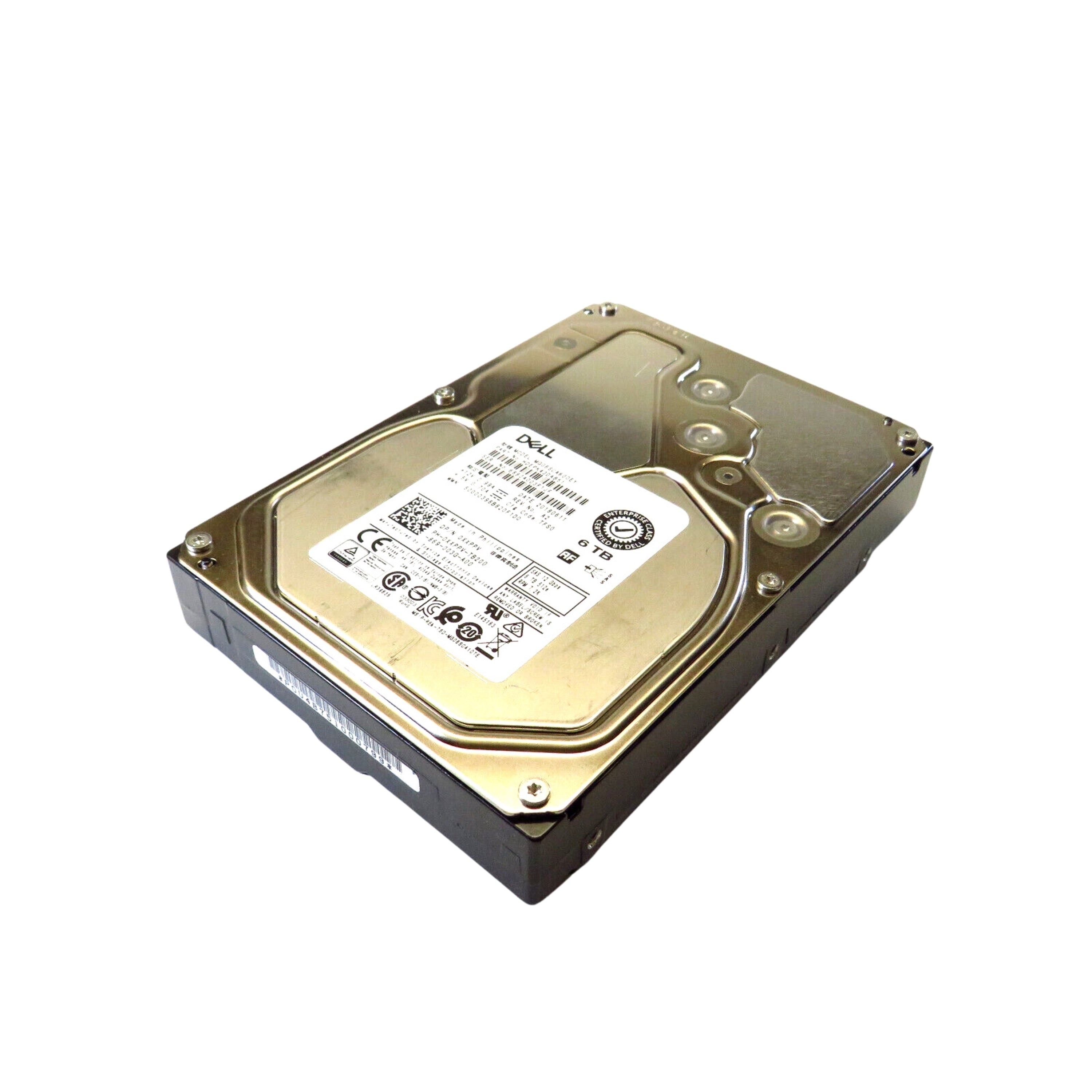 Dell XXPPV 3.5" 6TB 7200RPM SAS 12Gb/s Hard Disk Drive (HDD), Silver (Refurbished)