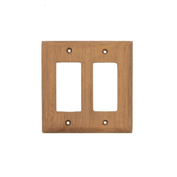 Whitecap 60180 Double Rock Switch Plate