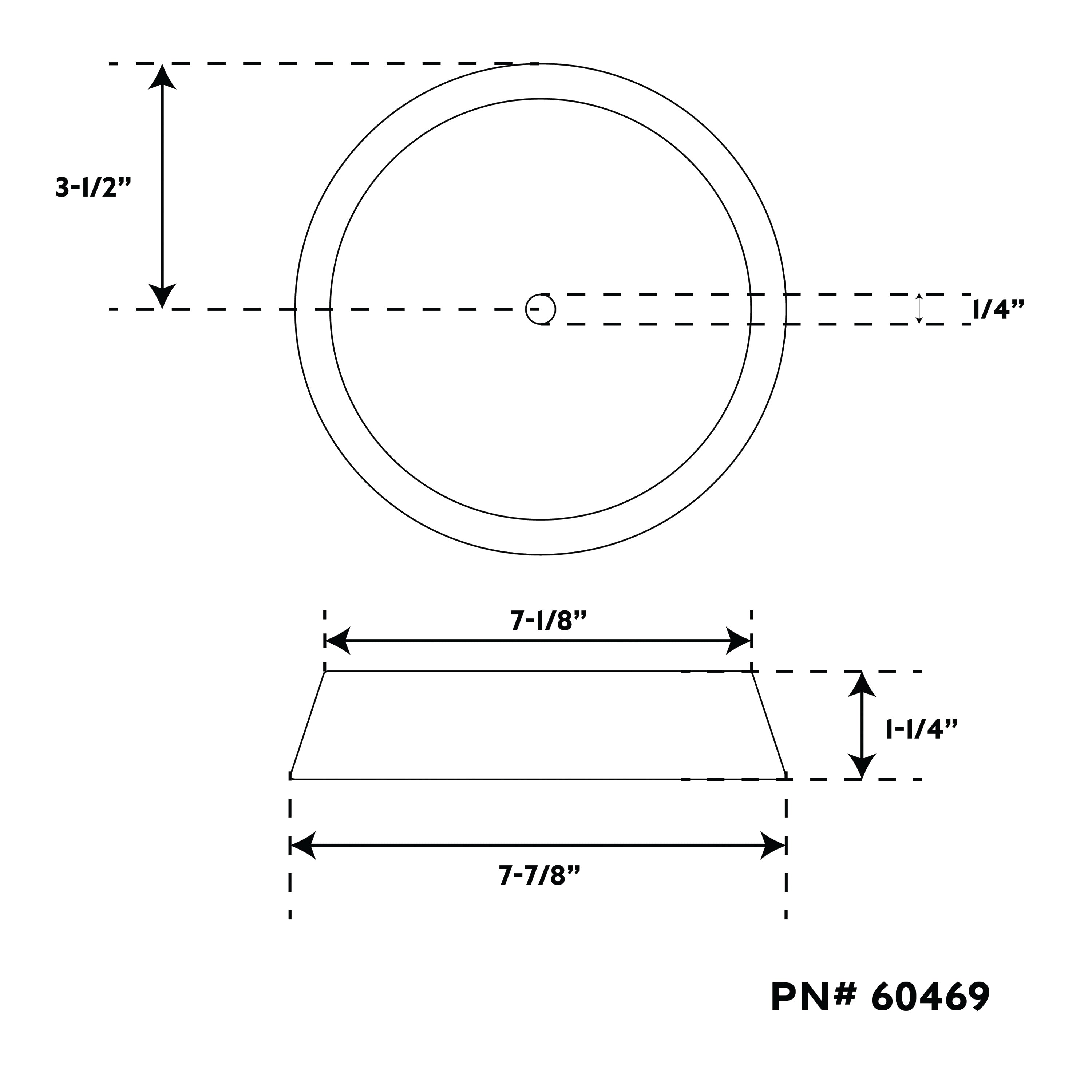 Whitecap 60469 7-7/8" Winch Pad