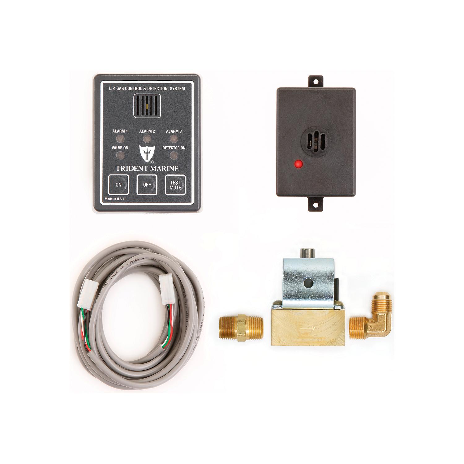 Trident Marine 1300-7761-KIT Trident LPG 12V Control & Detection System w/ 10', Connect Cable
