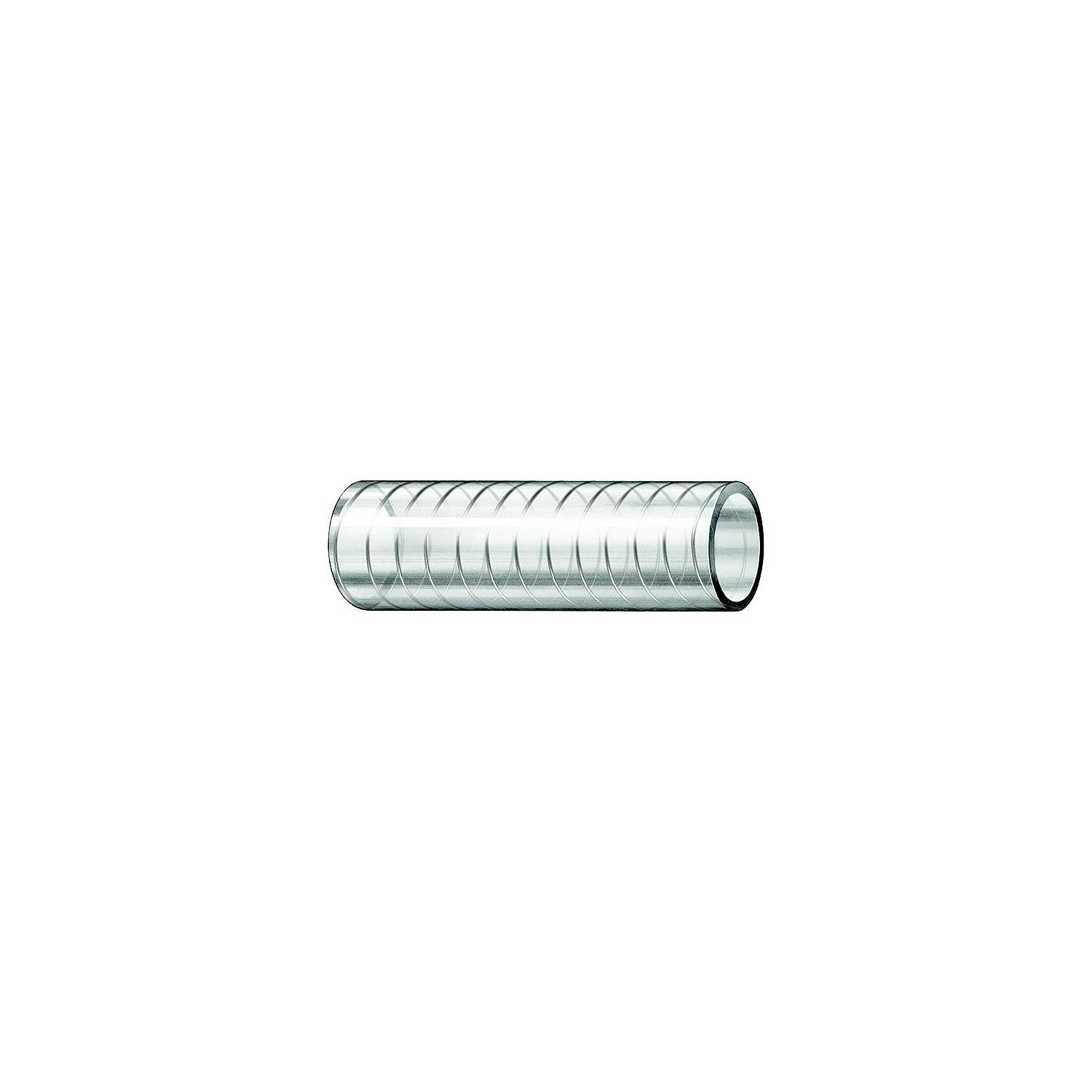 Trident Marine 163-0586 Trident Wire Reinforced Clear PVC Hose (FDA), 5/8" x 50'