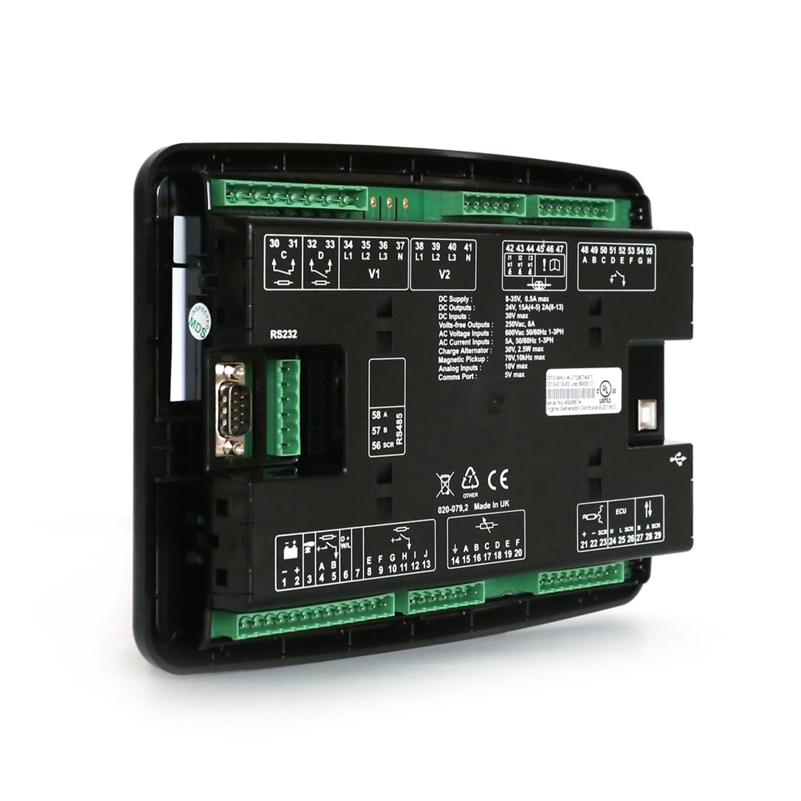 Original Deep Sea DSE7310 MKII Genuine Generator Controller Auto Start Control Module