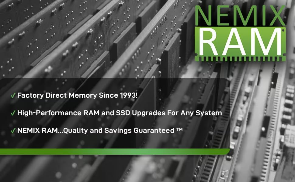 NEMIX RAM 128GB (4X32GB DDR4 2666MHZ PC4-21300 2Rx4 1.2V CL19 288-PIN ECC RDIMM Registered Server Memory KIT