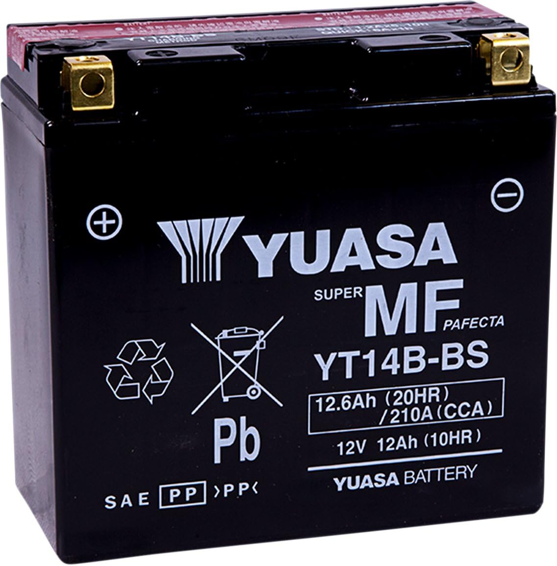 Yuasa Battery Inc. YUAM624B4 Yuasa Maintenance Free Battery Fresh Pack