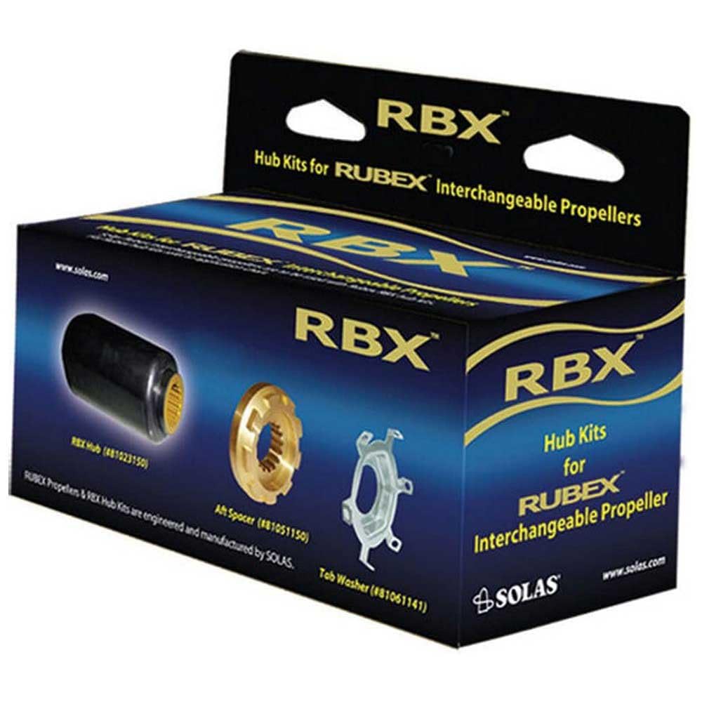 Solas Propeller RBX-125 Solas 17015600 Interchangeable Hub Kit for Rubex, Propeller, D-Series