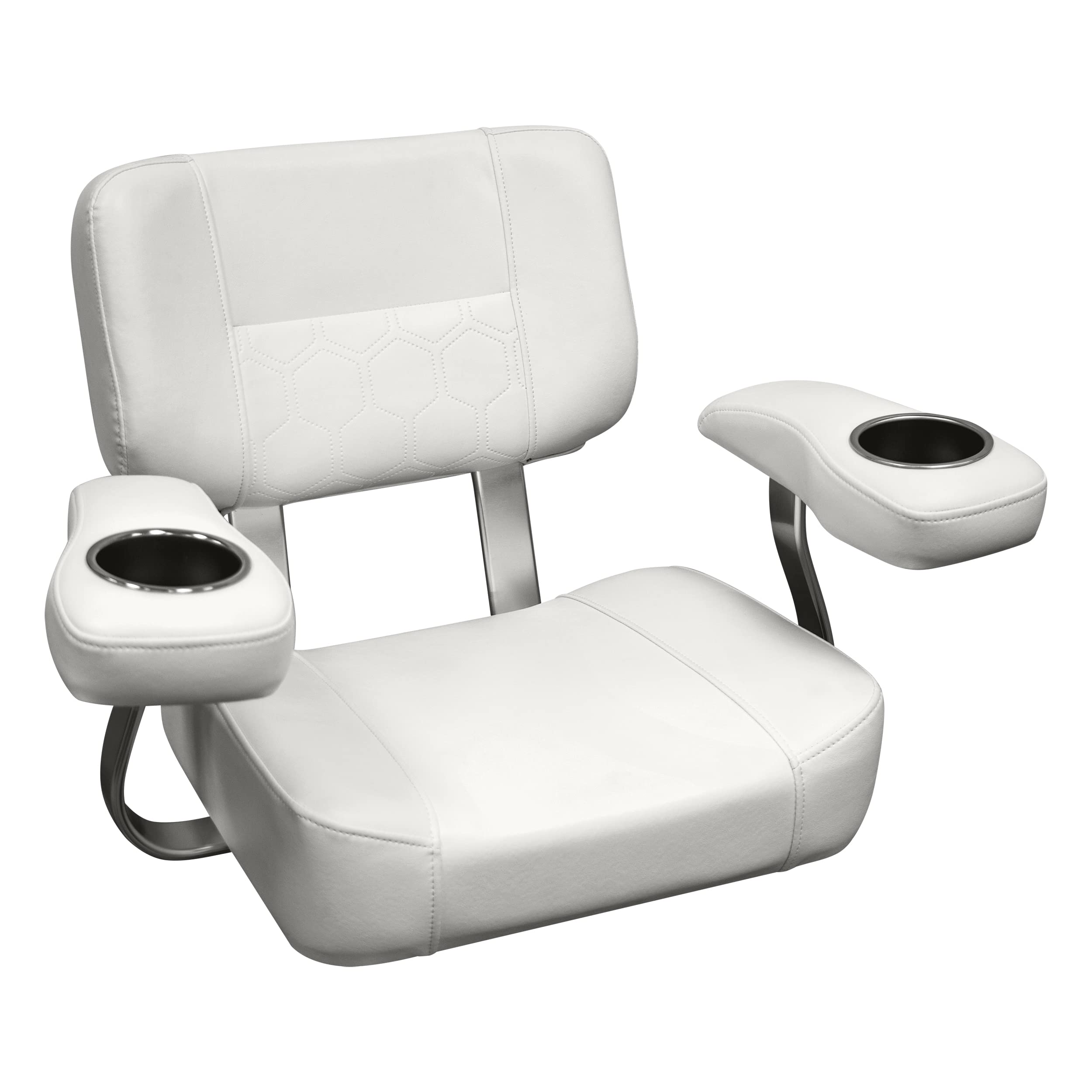 Wise Seats 3366-784 Wise Pro Series Offshore Helm Chair, Arctic Ice White