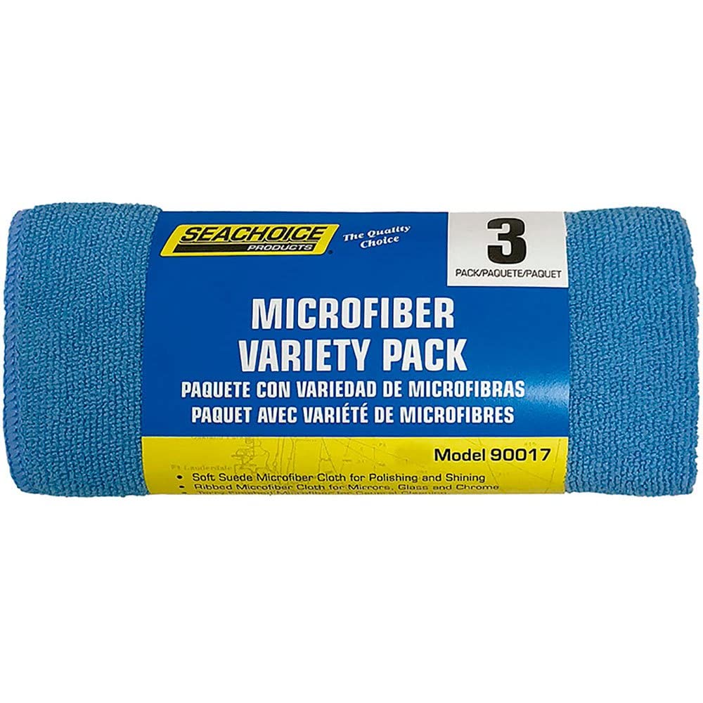 Seachoice W-90017-SC Microfiber Variety Pack, 3-pk. Roll
