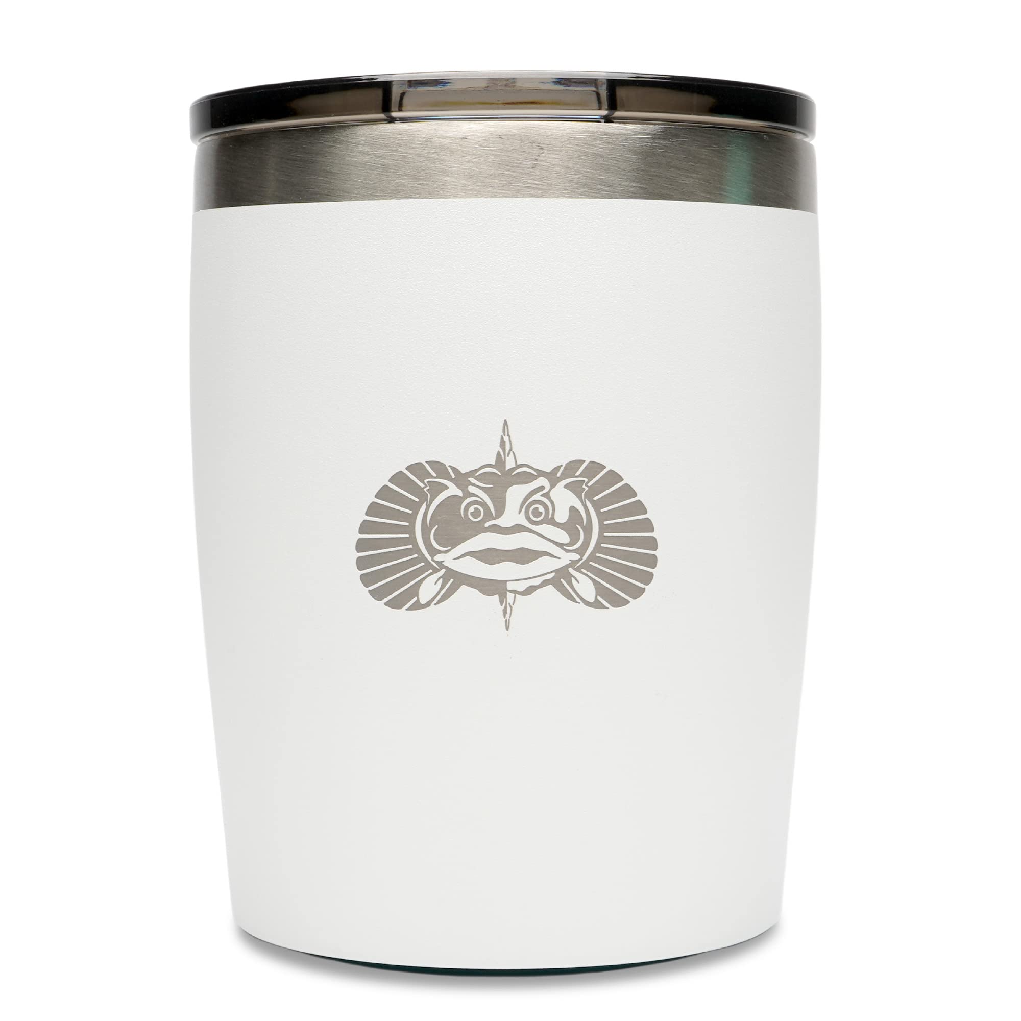 Toadfish Non-Tipping 10oz Rocks Tumbler - White