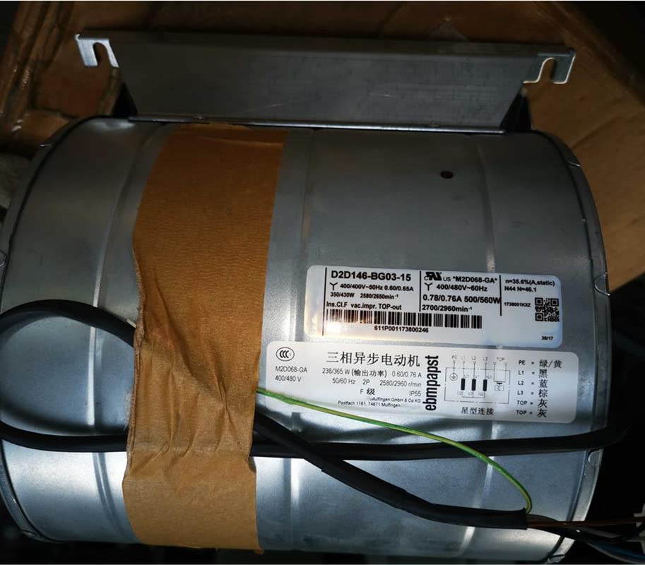 D2D146-BG03-15 AC400V 0.60/0.65A 350/430W or AC400/480V 0.78/0.76A 500/560W M2D068-GA Cooling Fan