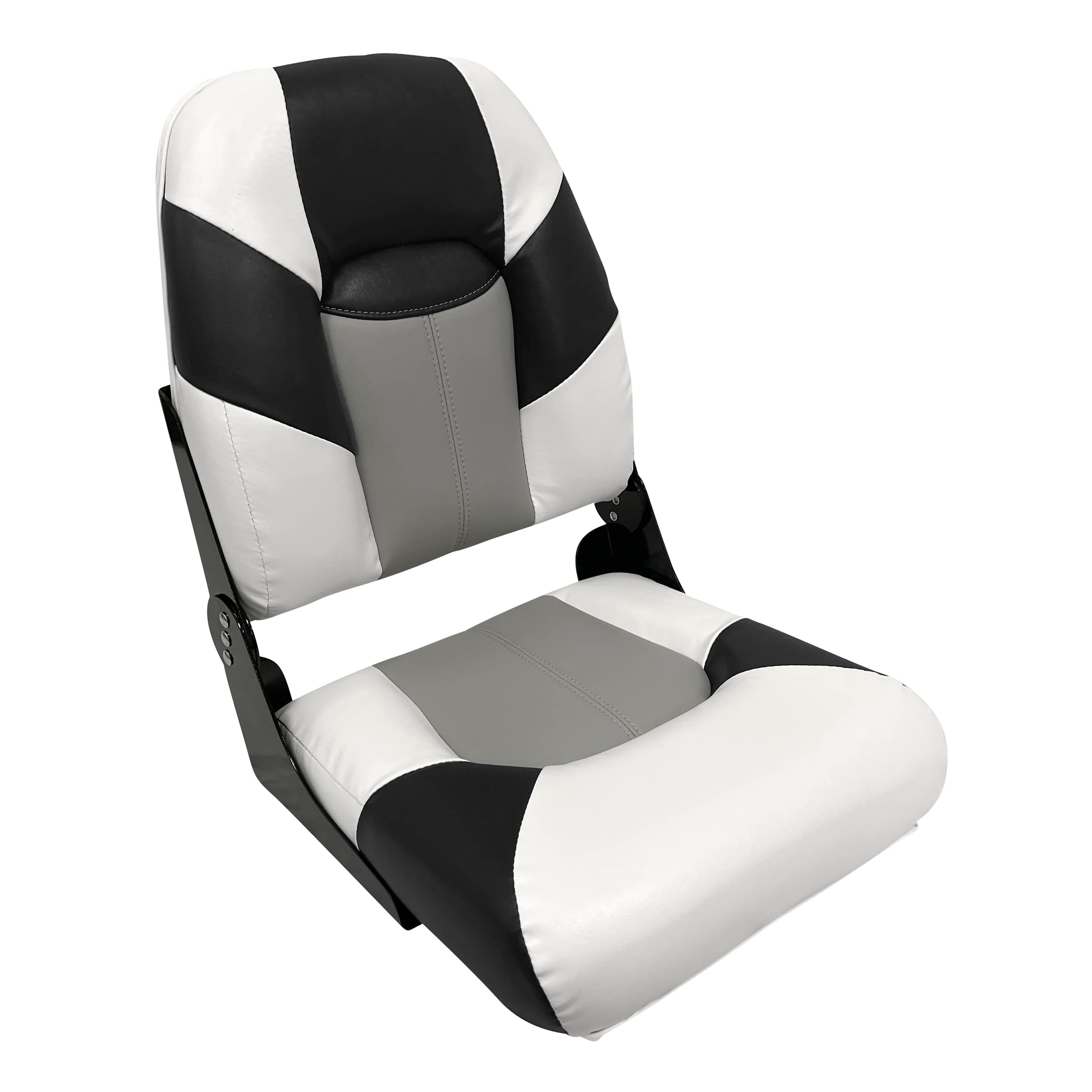 Wise Seats 1461-1782 Wise Baja Series High Back Seat, Brite White/Gray/Black