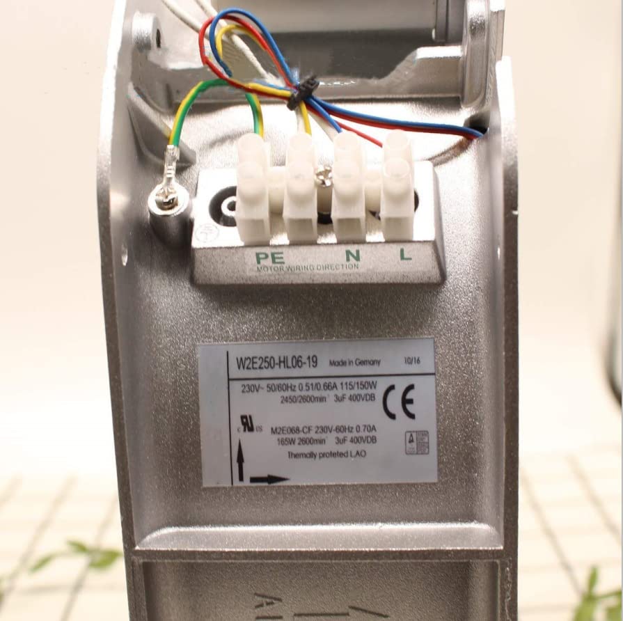 W2E250-HL06-19 230V 50/60Hz 0.51/0.66A 115/150W 280X280X80mm Cooling Fan
