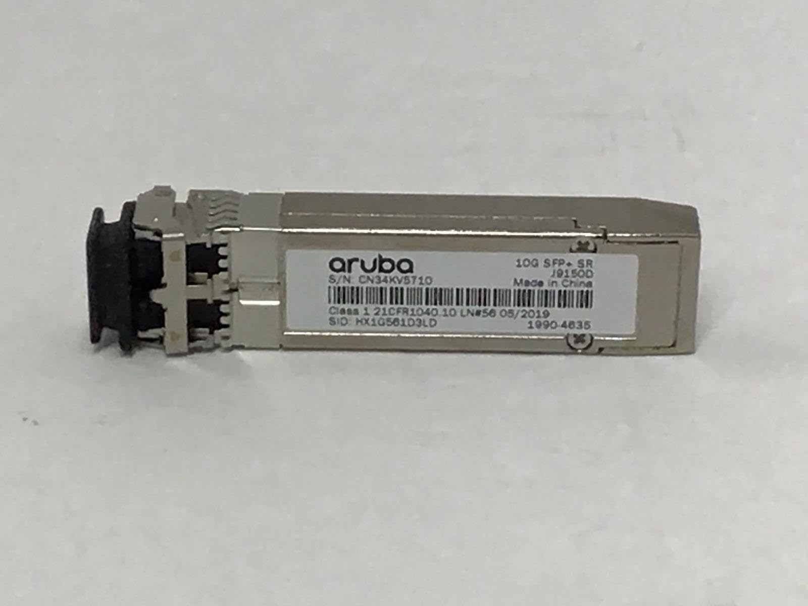 HP J9150D Aruba - SFP+ transceiver module - 10 GigE - 10GBase-SR - SFP+ / LC multi-mode - up to 984 ft - for HPE Aruba 2540 48, 2920, 2930M 24, 2930M