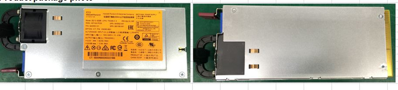 HPE 643932-001 750W 100V-240V AC Common Slot Power Supply Kit for G8