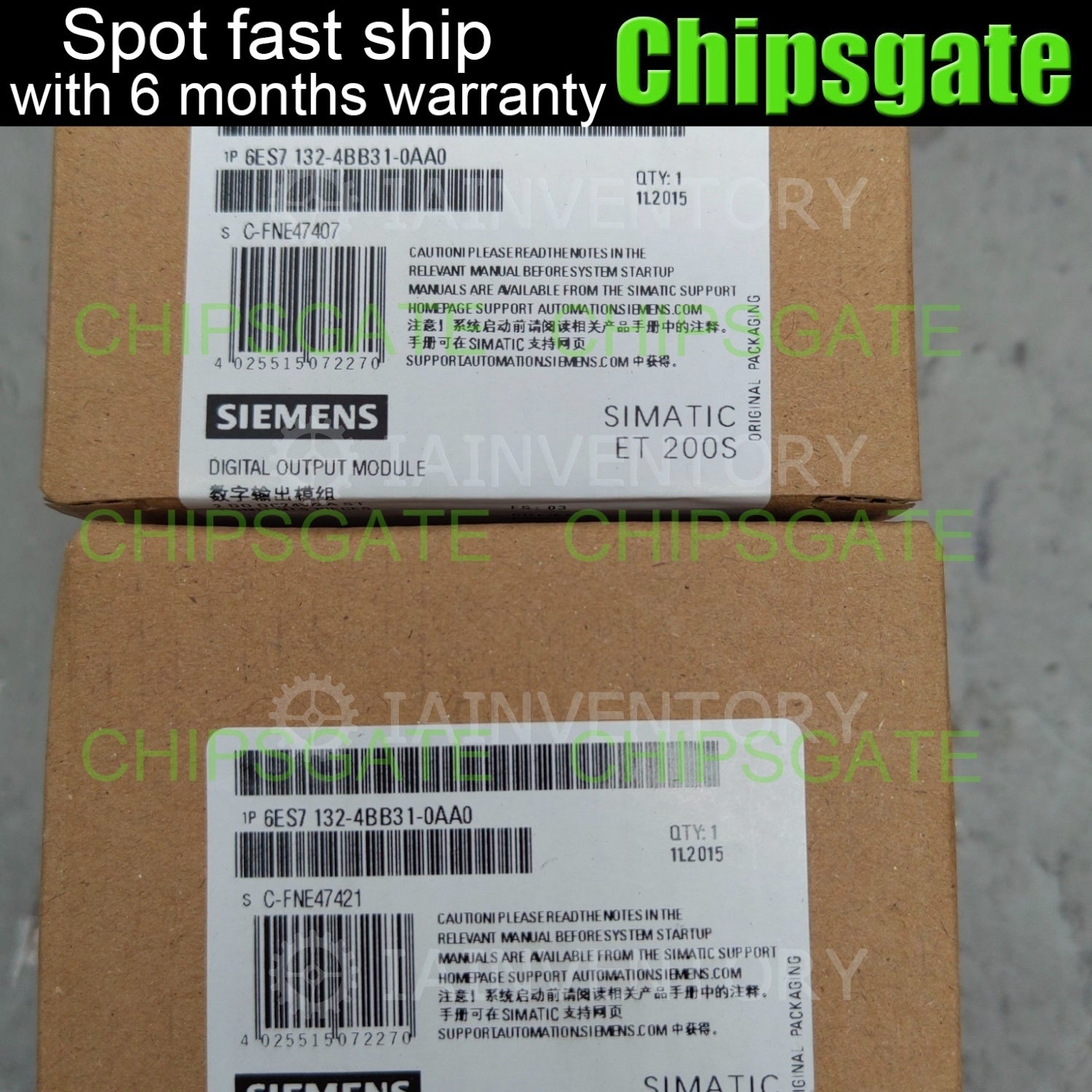 Siemens 6ES7132-4BB31-0AA0 Output Module 6ES7 132-4BB31-0AA0
