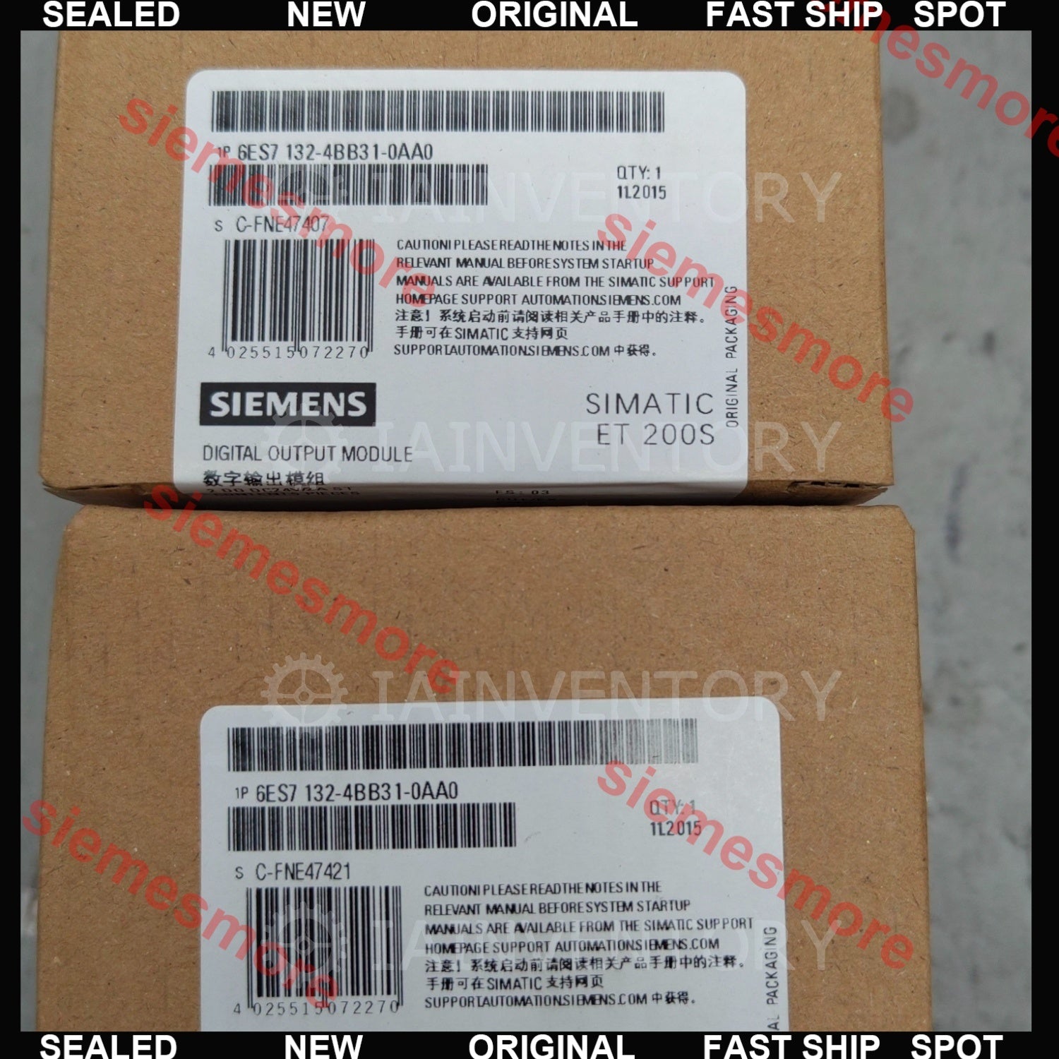 Siemens 6ES7132-4BB31-0AA0 Output Module 6ES7 132-4BB31-0AA0