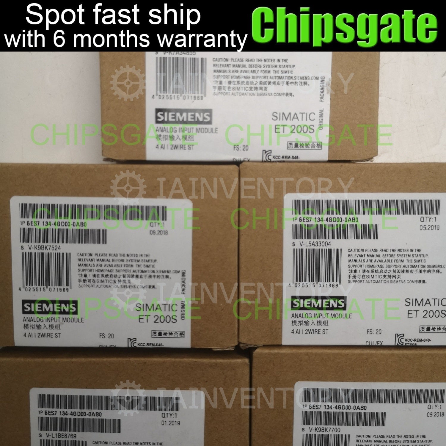 Siemens 6ES7 134-4GD00-0AB0 PLC Electron Module