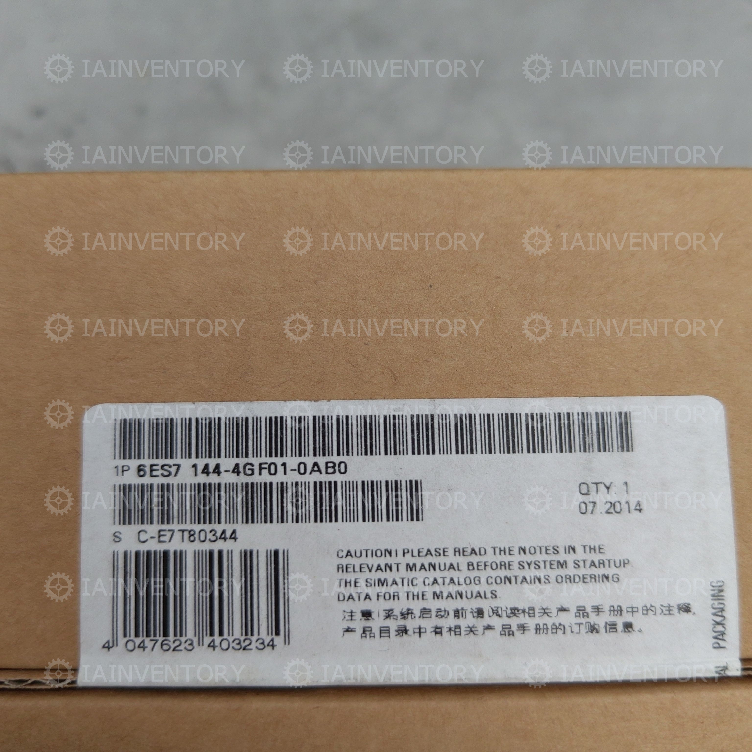 Siemens 6ES7144-4GF01-0AB0 Electronic Module