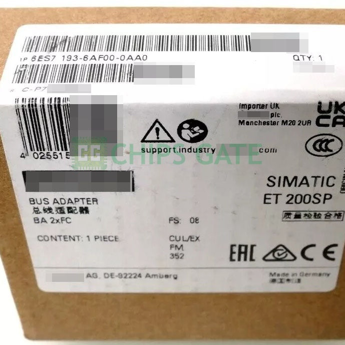 Siemens 6ES7193-6AF00-0AA0 6ES7193-6AF00-0AA0
