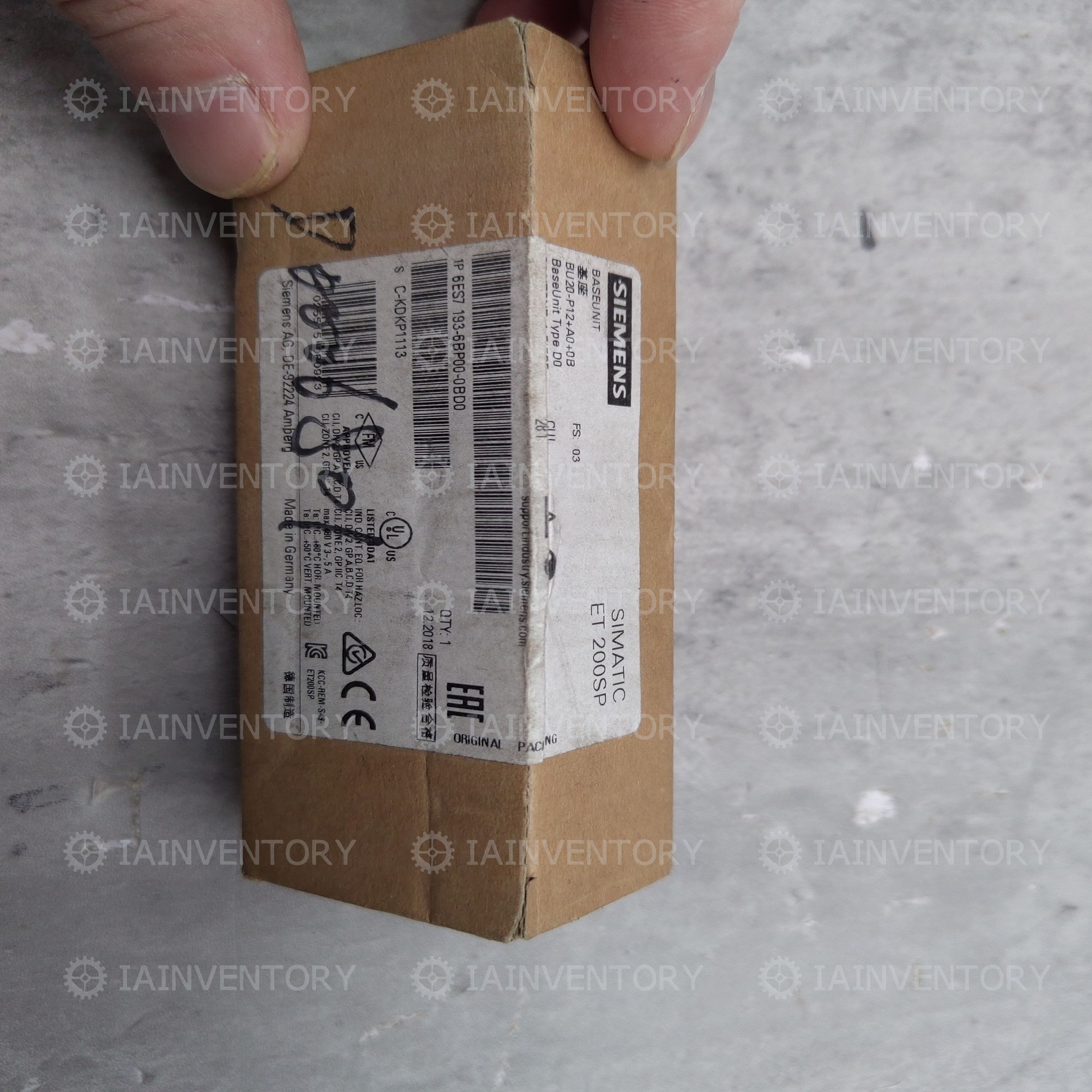 Siemens 6ES7193-6BP00-0BD0