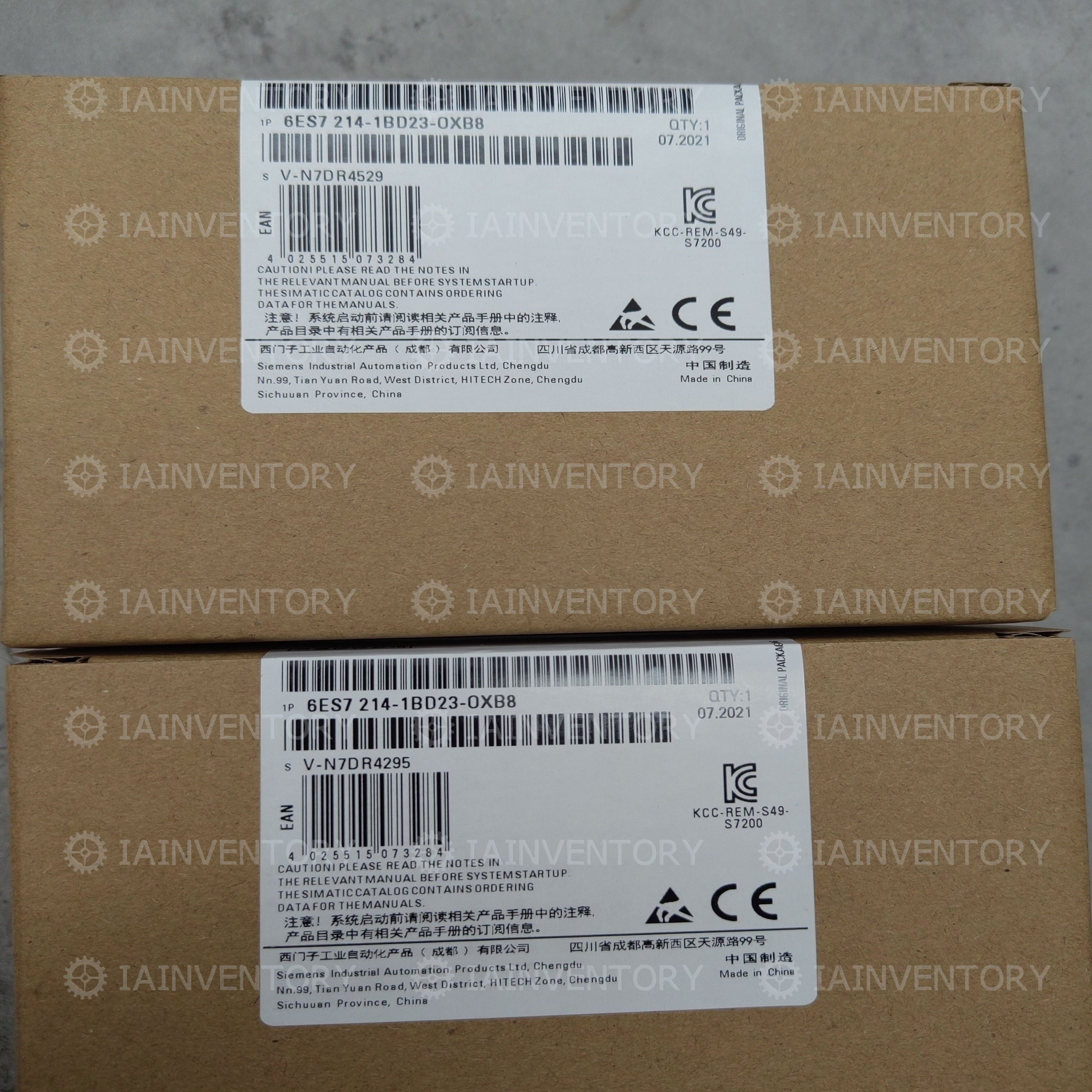 Siemens 6ES7214-1BD23-0XB8 Processor 6ES7 214-1BD23-0XB8