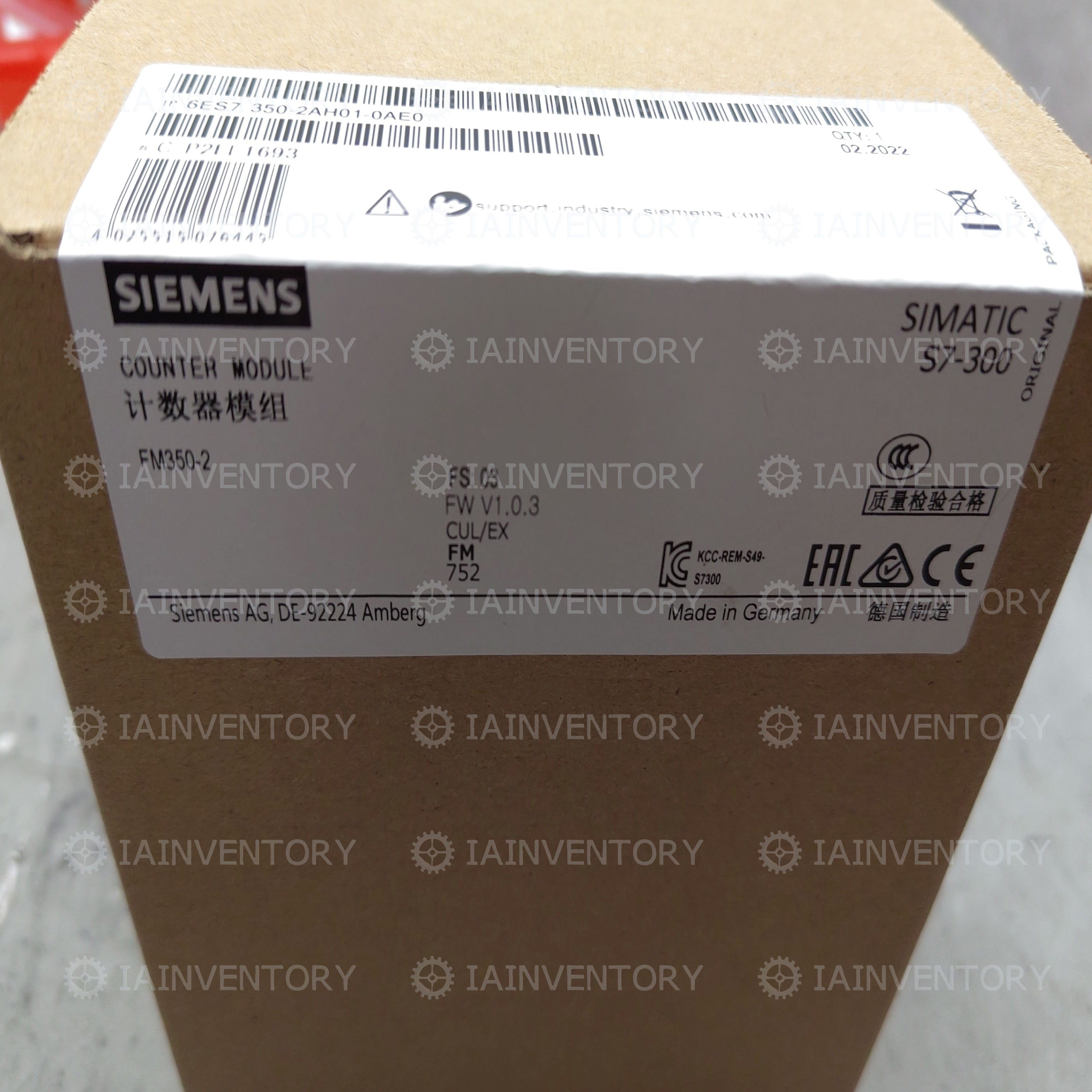 Siemens 6ES7350-2AH01-0AE0 6ES7 350-2AH01-0AE0