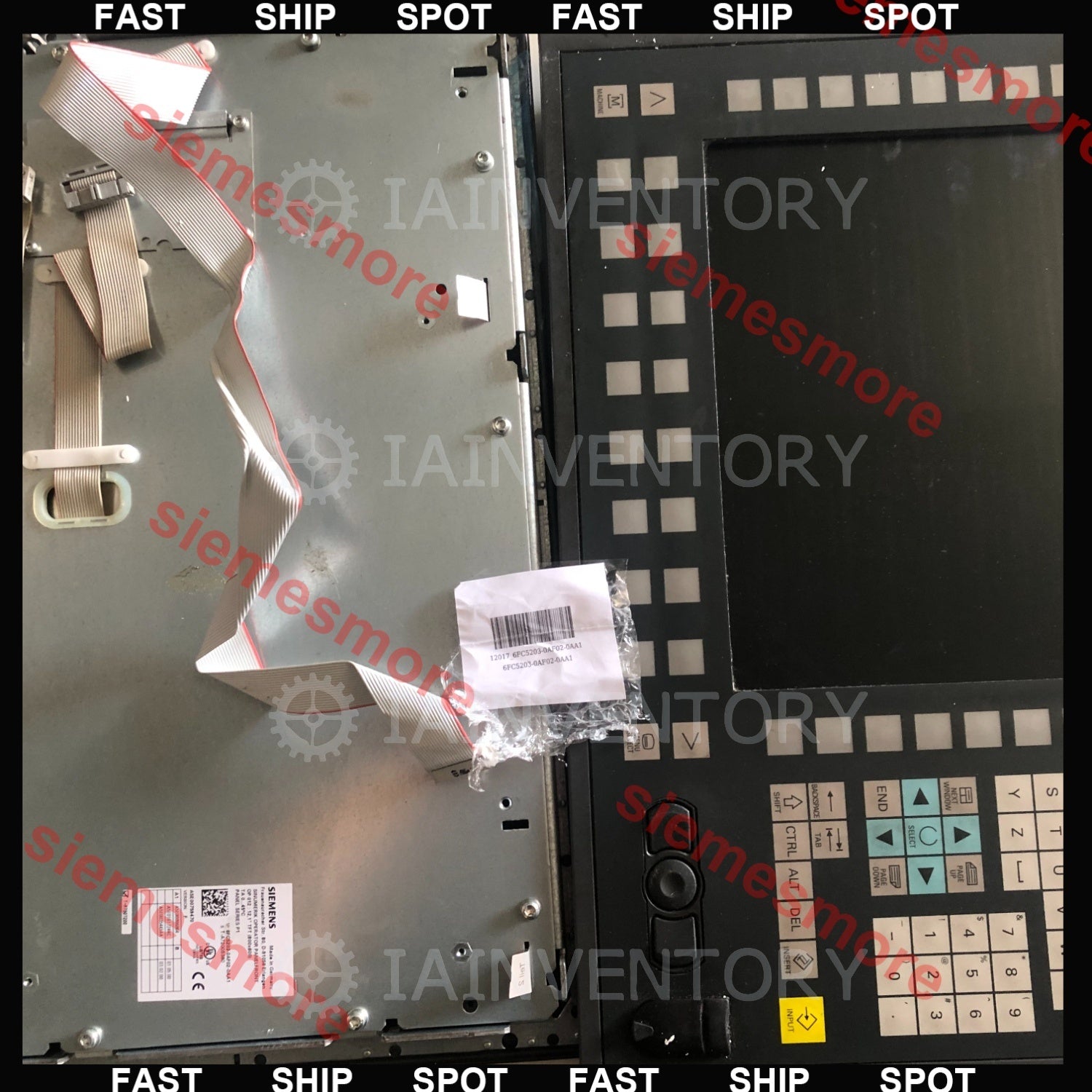 SIEMENS SINUMERIK OP012 6FC5203-0AF02-0AA1 Protective Membrane Keypad Film