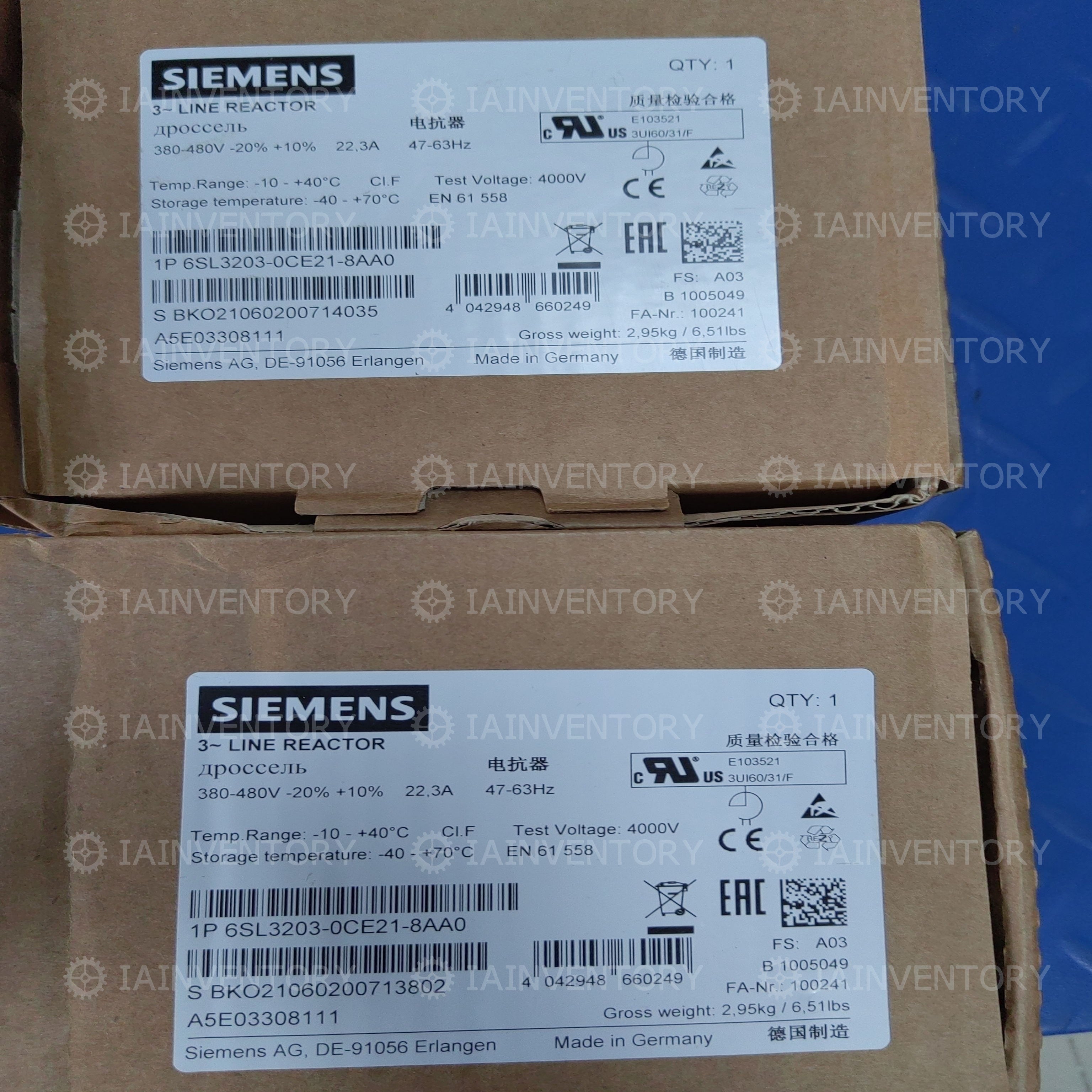 Siemens SINAMICS G120 6SL3203-0CE21-8AA0