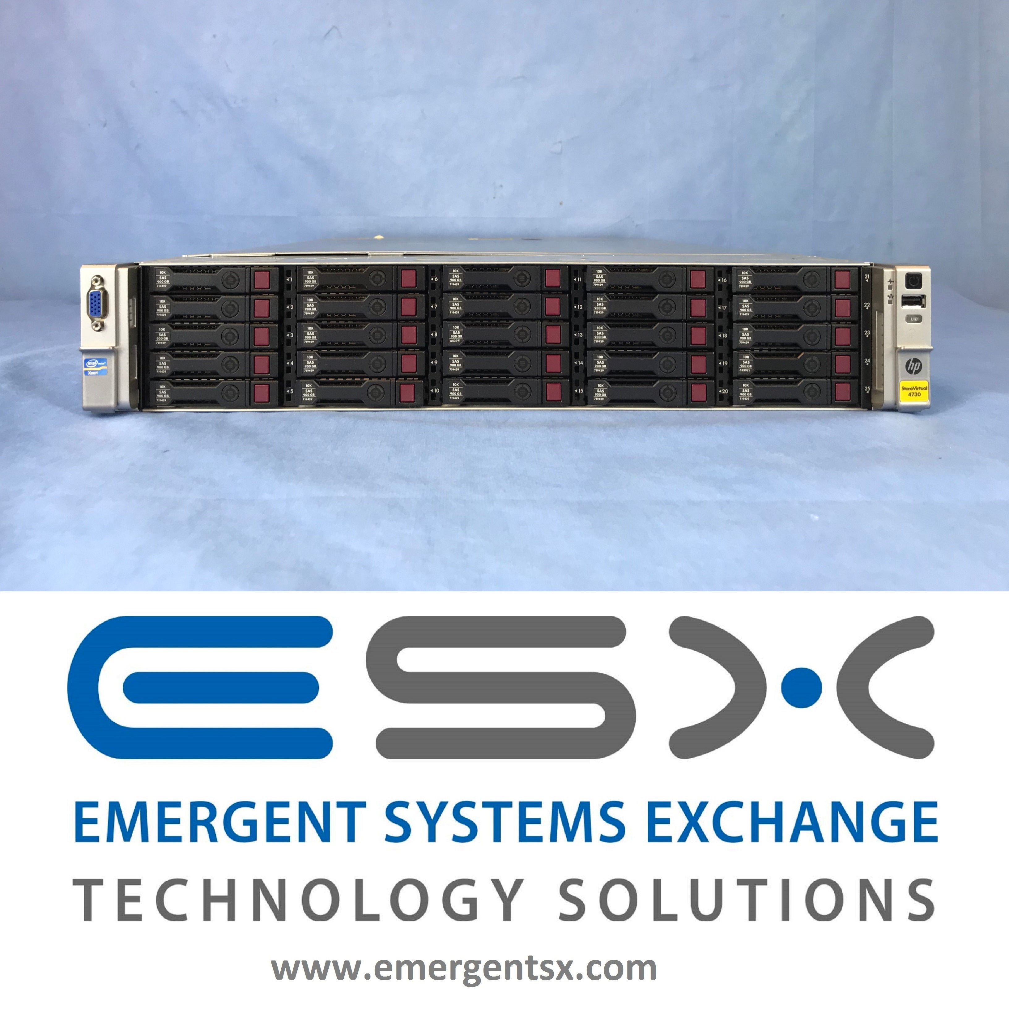 HP DL380p G8 2U Server 2x 6 Core E5-2620 2 GHz 128GB RAM 25x 900GB 10k SAS