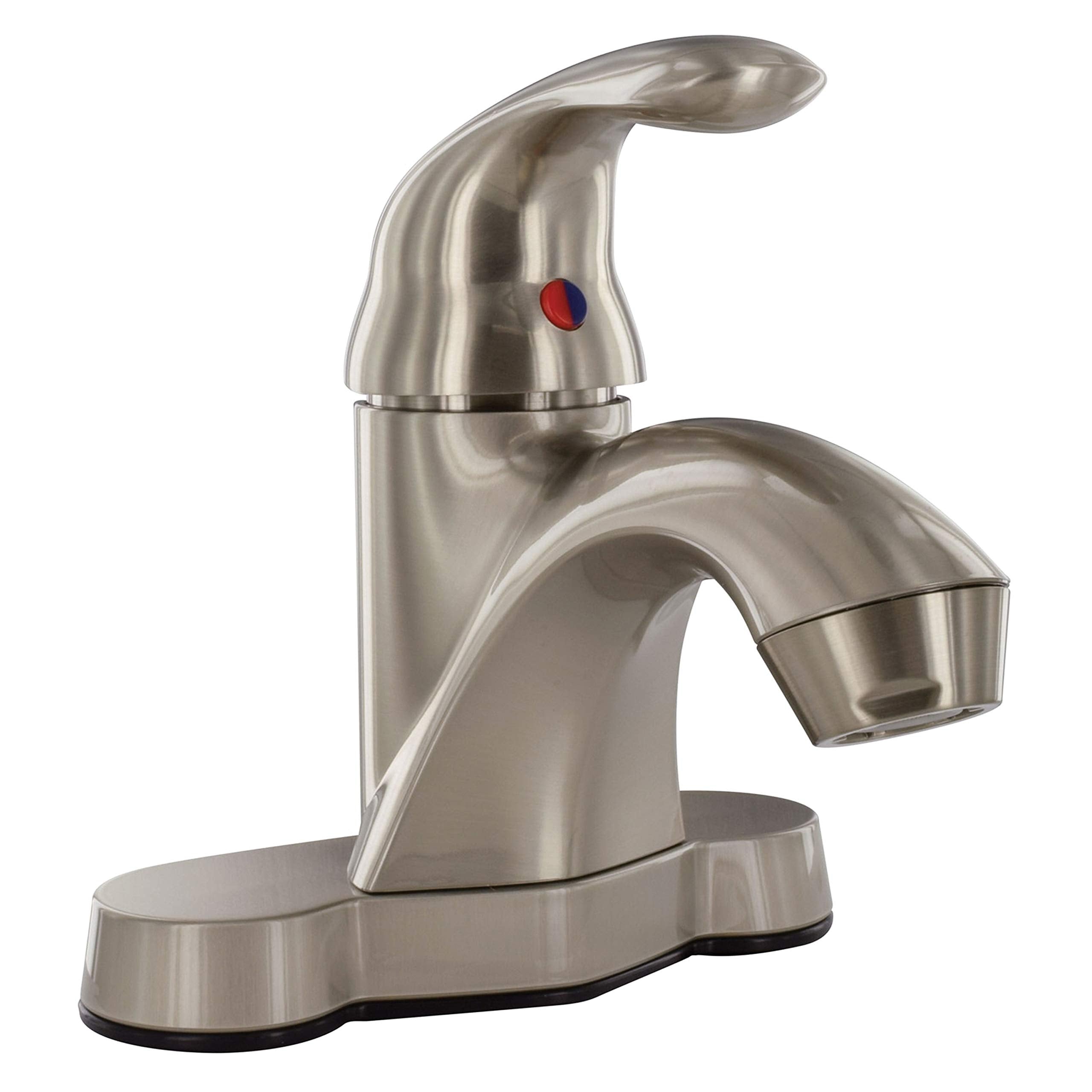 Valterra PF222404 Catalina Single Handle 4 Lavatory", Brushed Nickel