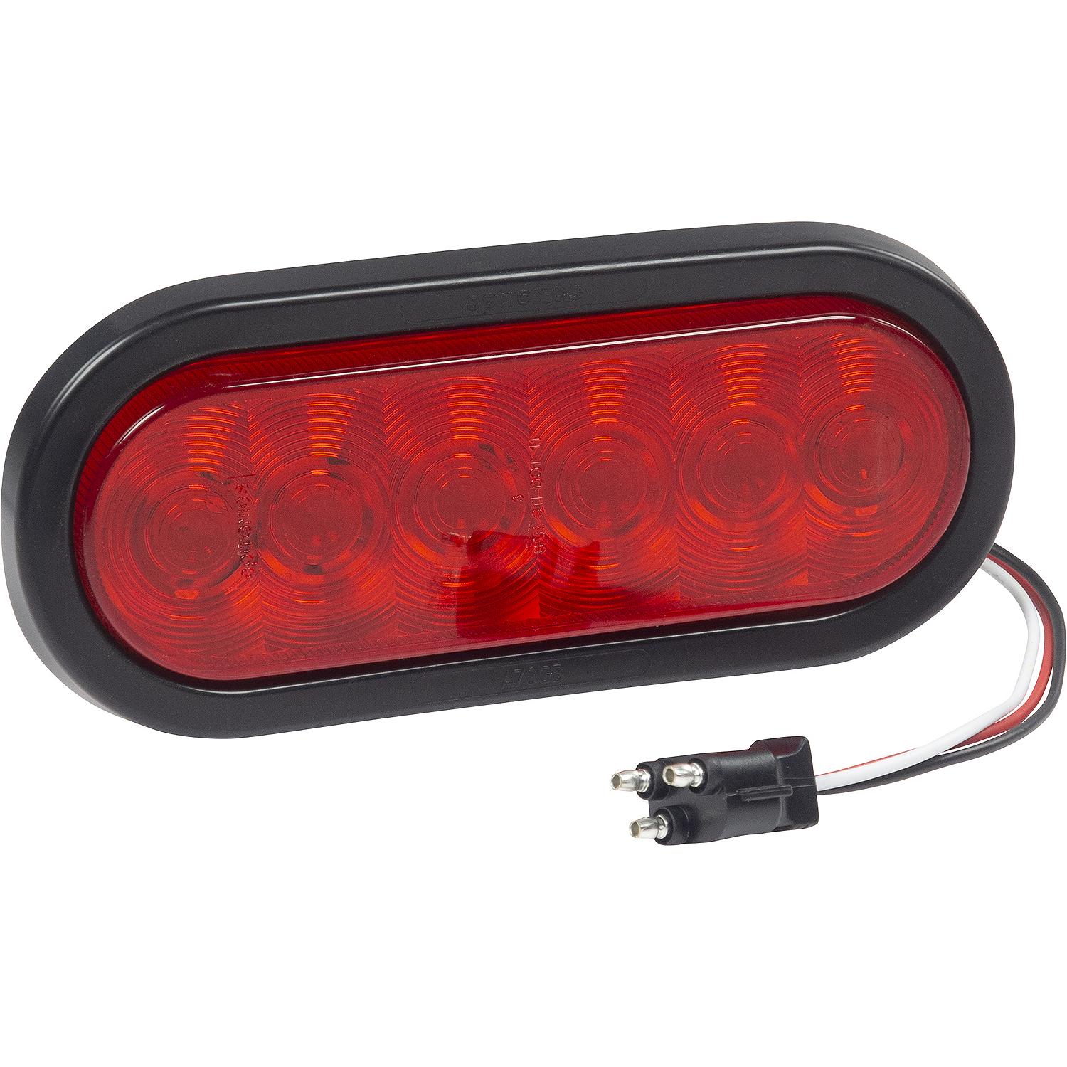 Seachoice STL12RKSCH 52831 LED 6" Oval Sealed Tail Light Kit For Flush Mount