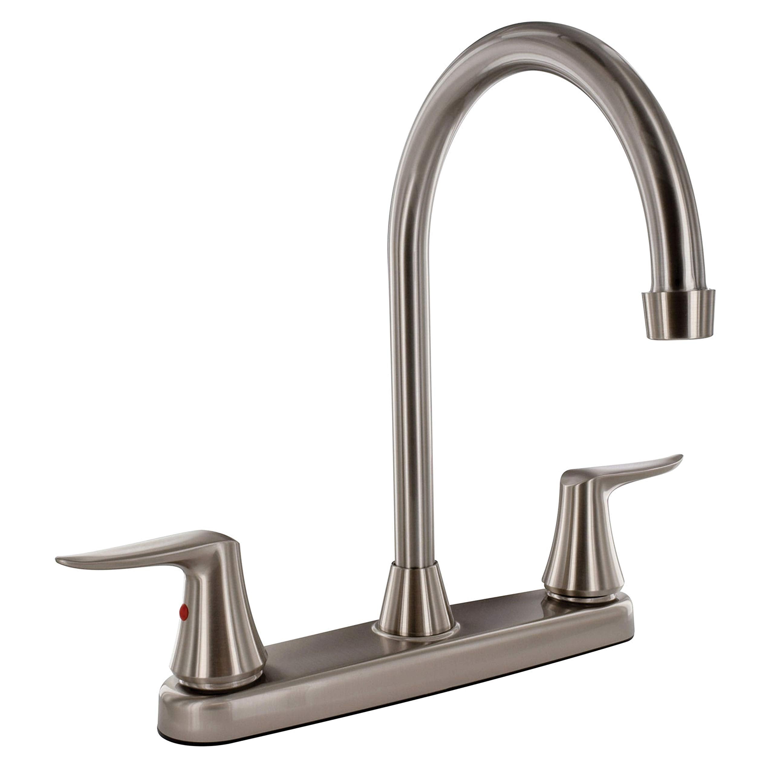 Valterra PF221403 Catalina Two Handle Hi-Arc Kitchen Faucet, Chrome