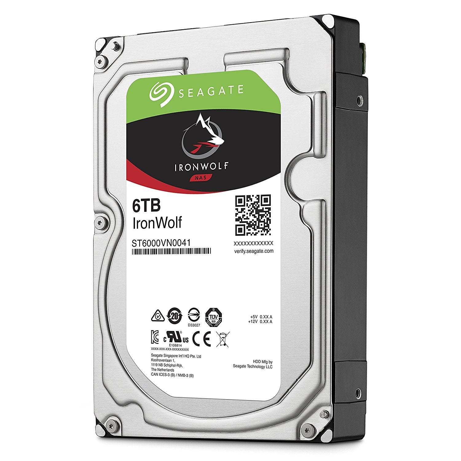 Seagate ST6000VN0041 - 6TB NAS HDD Rear View | Alo Tech Solutions