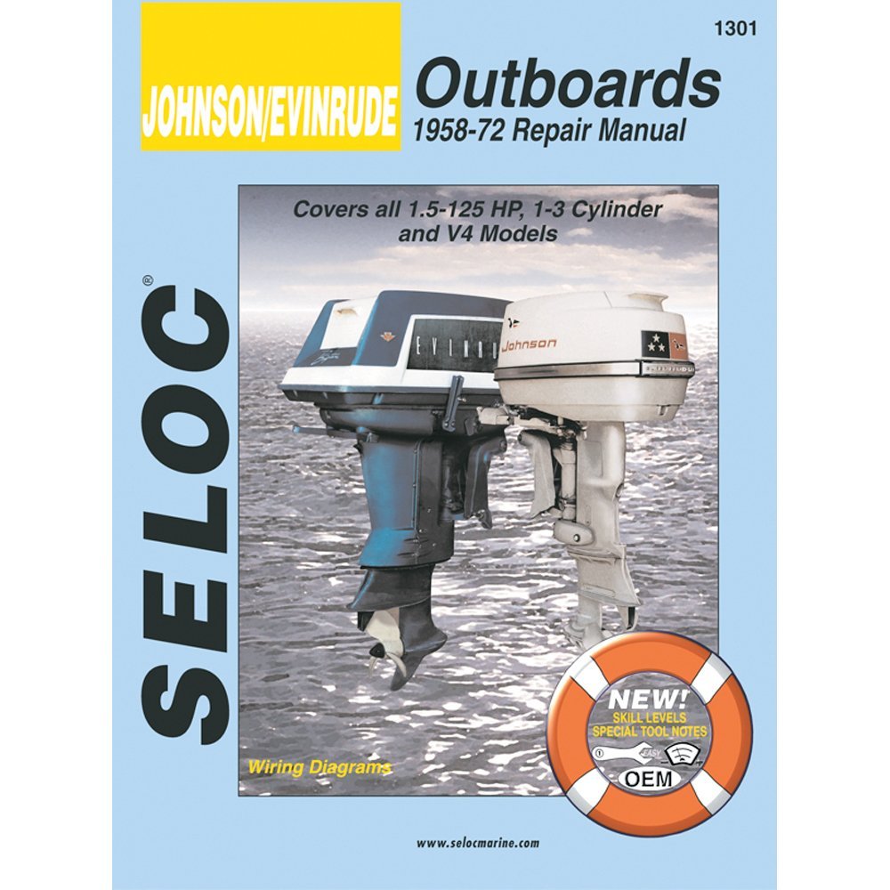 Seloc 18-01301 Marine Manual For Johnson/Evinrude Outboards