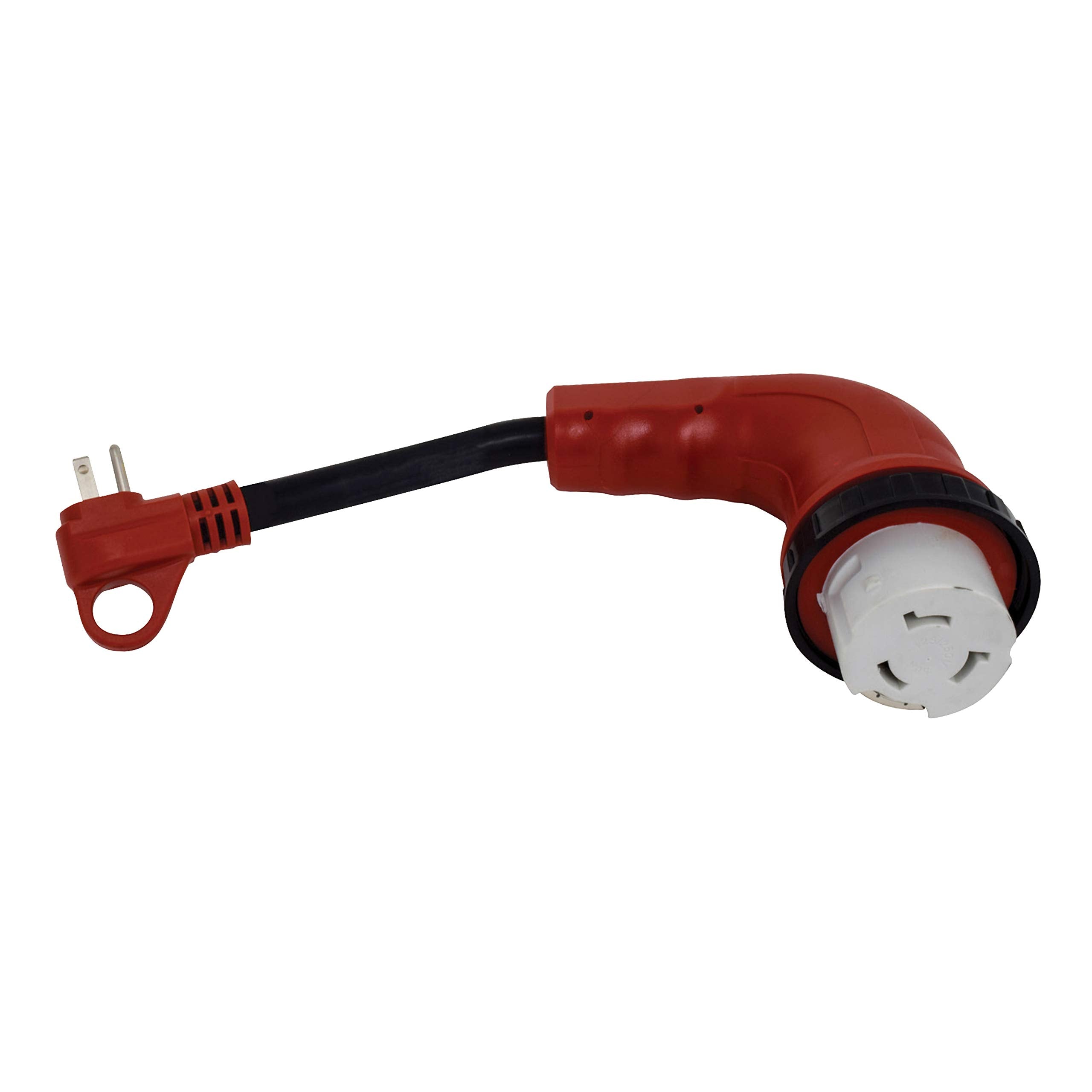 Valterra A10-1550D90 Mighty Cord 90° Adapter Cord, 15AM-50AF, Bulk