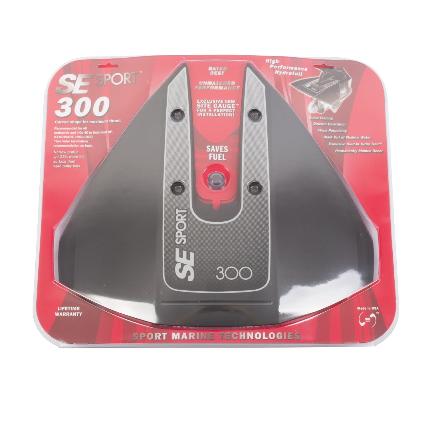 SE Sport 71614 SE300 Hydro Foil Black for 40-350 HP