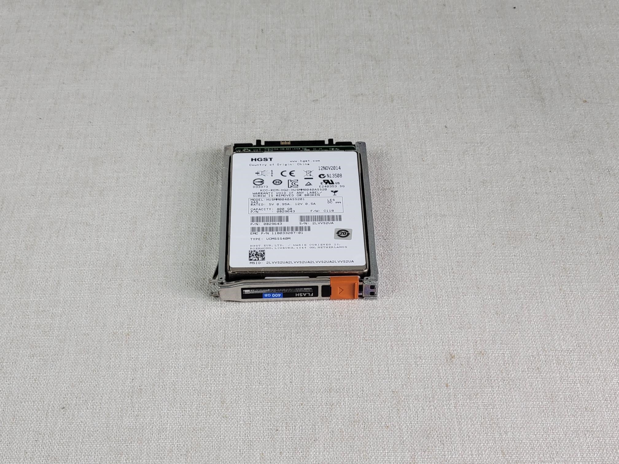 XtremIO - 400GB 12Gb/s SAS 2.5'' SSD - PN: 005050673