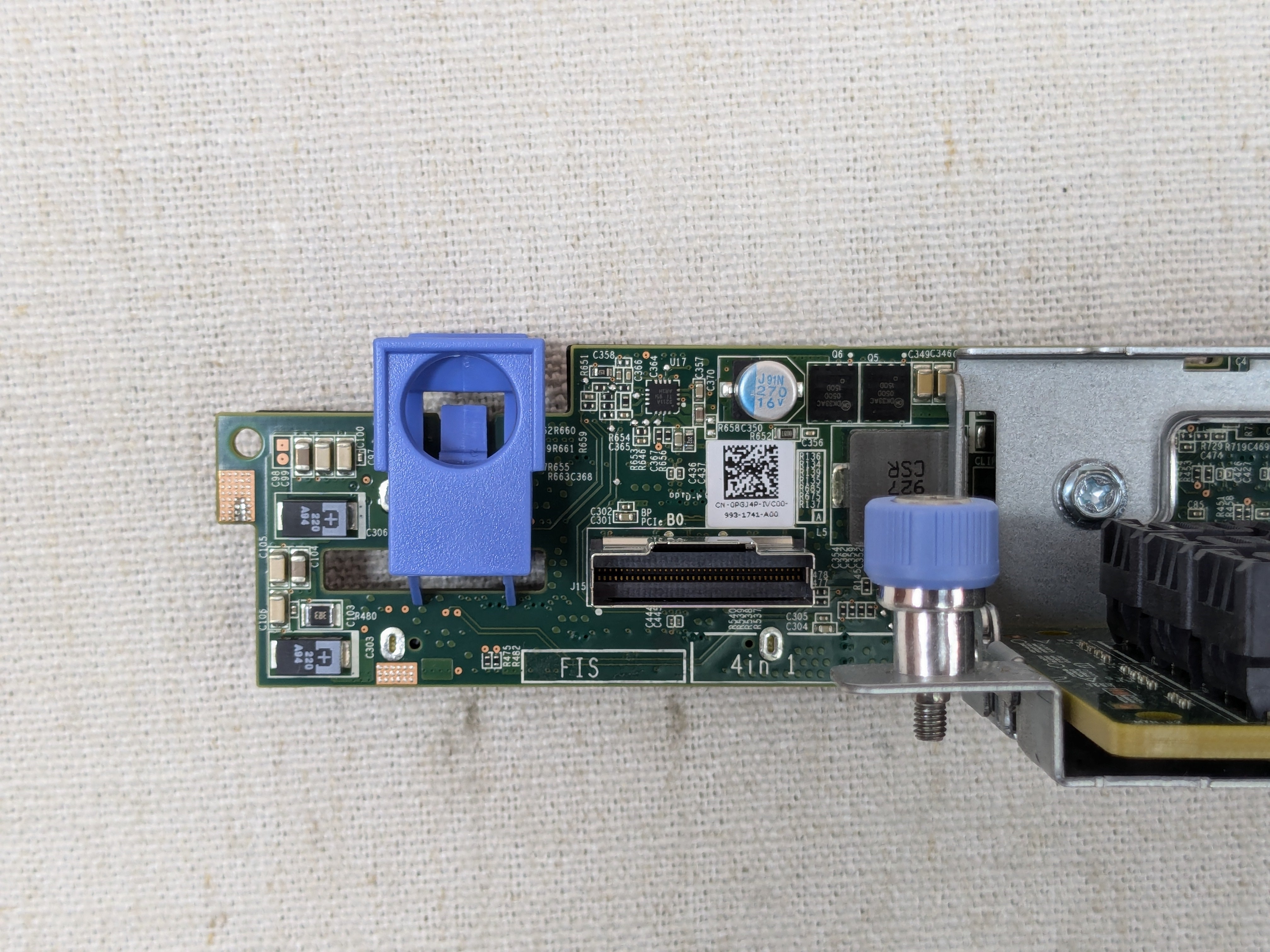 Dell NFNNV PowerEdge R640 10x 2.5" NVMe Backplane + Expander PGJ4P 91P78 J54R1
