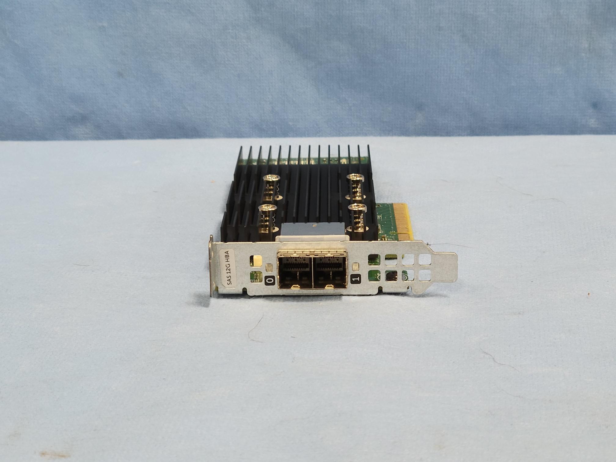 Dell T93GD Dual Port 12Gb/s SAS External HBA Controller Card Low Profile