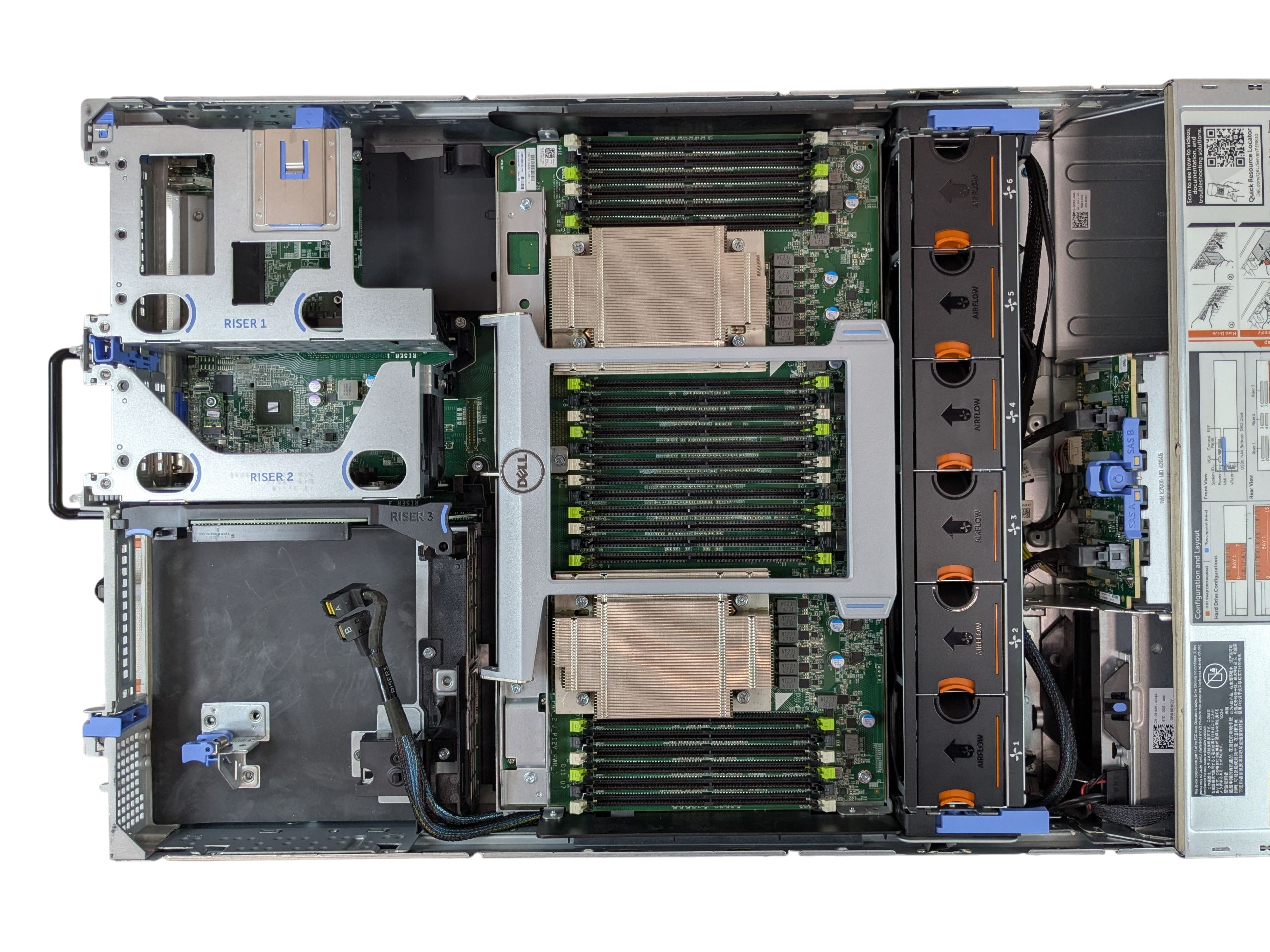Dell PowerEdge R830 8x 2.5” 2U Server 2x 10C E5-4610v4 1.8GHz, 64GB RAM, H730